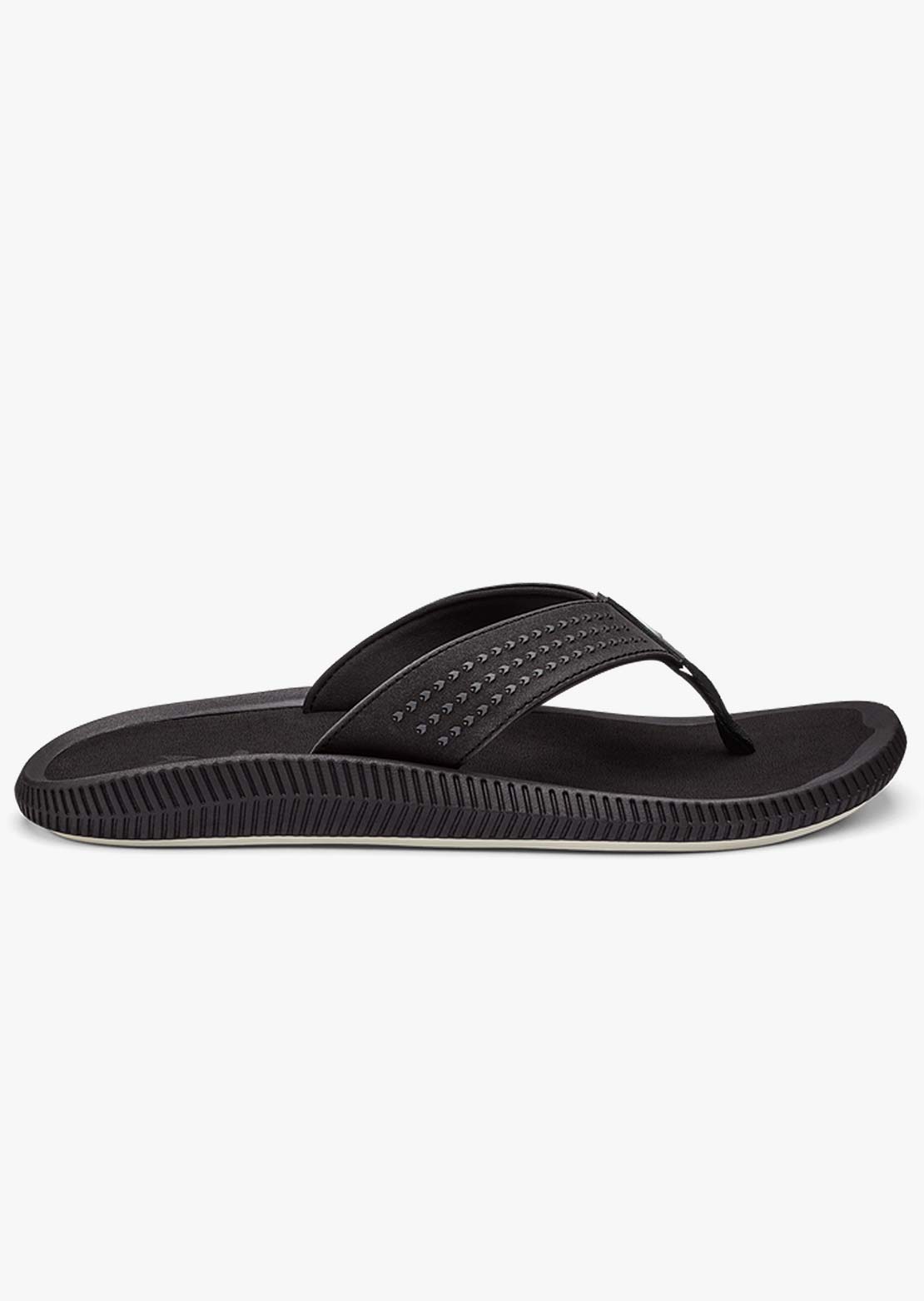 Olukai Men's Ulele Sandals Black/Black