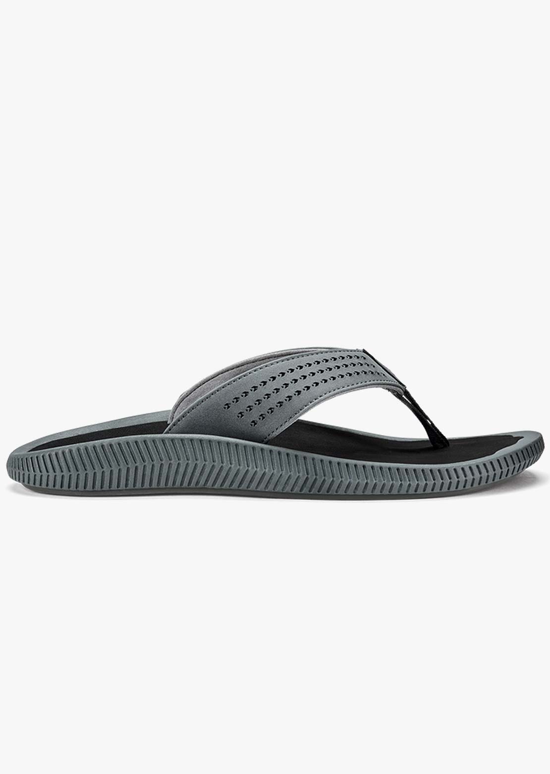 Olukai Men's Ulele Sandals Dk Shadow/Black