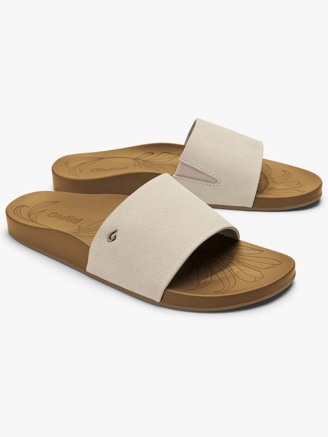 Olukai Women's Kipe'a Pono Sandals Tapa/Crosshatch