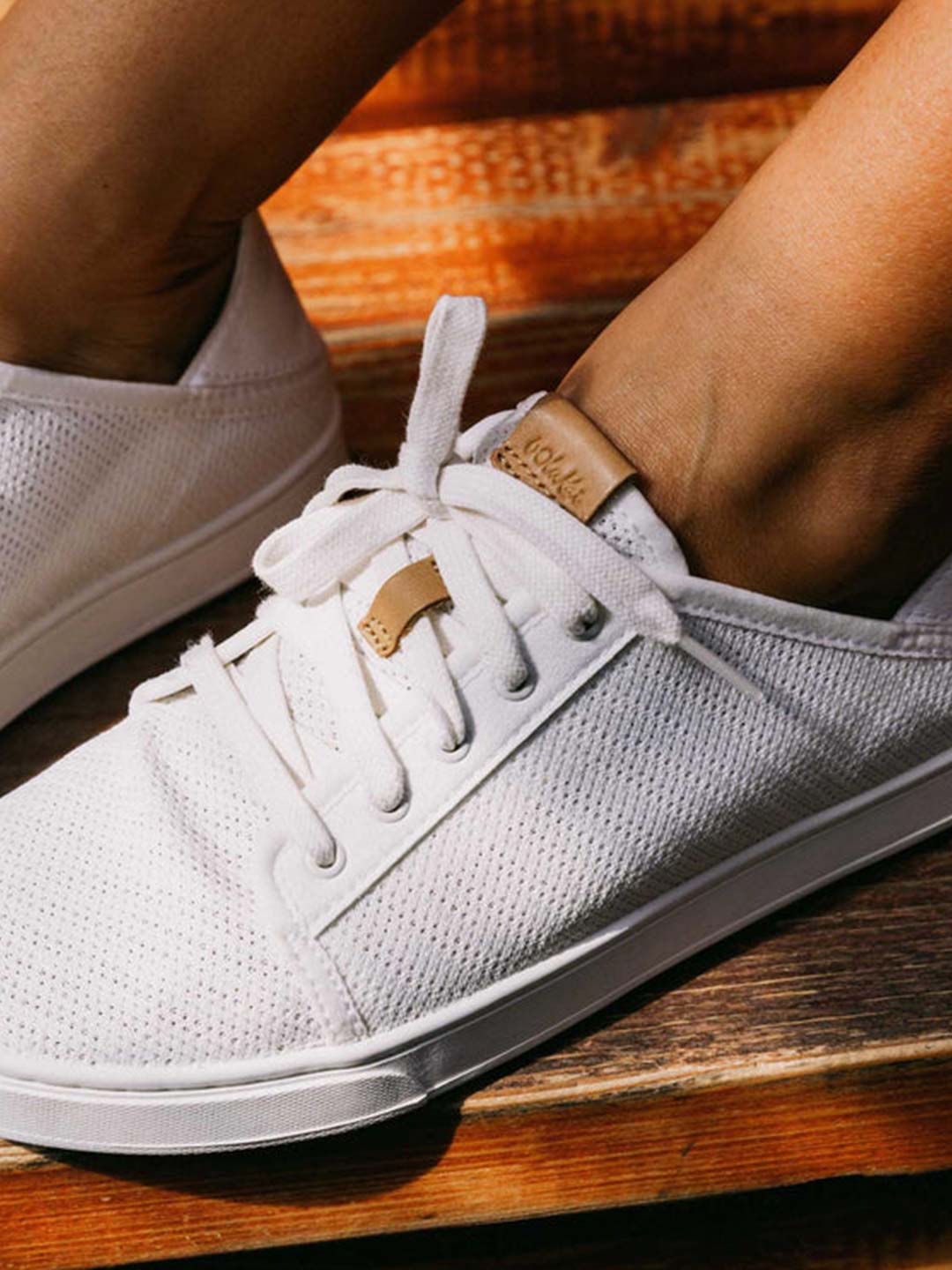 Olukai Women's Pehuea Li Shoes White/White
