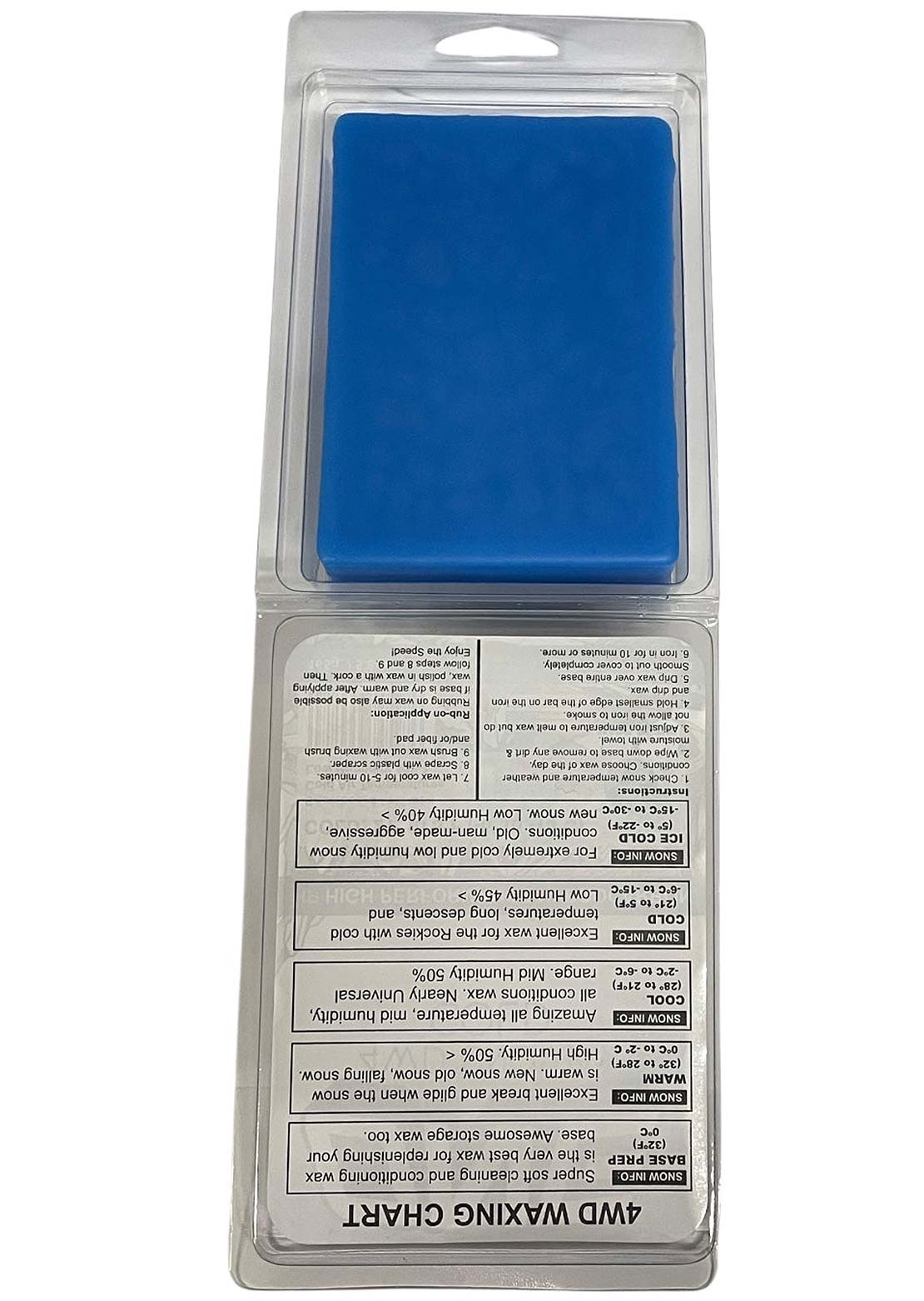 One Unisex 4WD Cold Wax Blue Cold