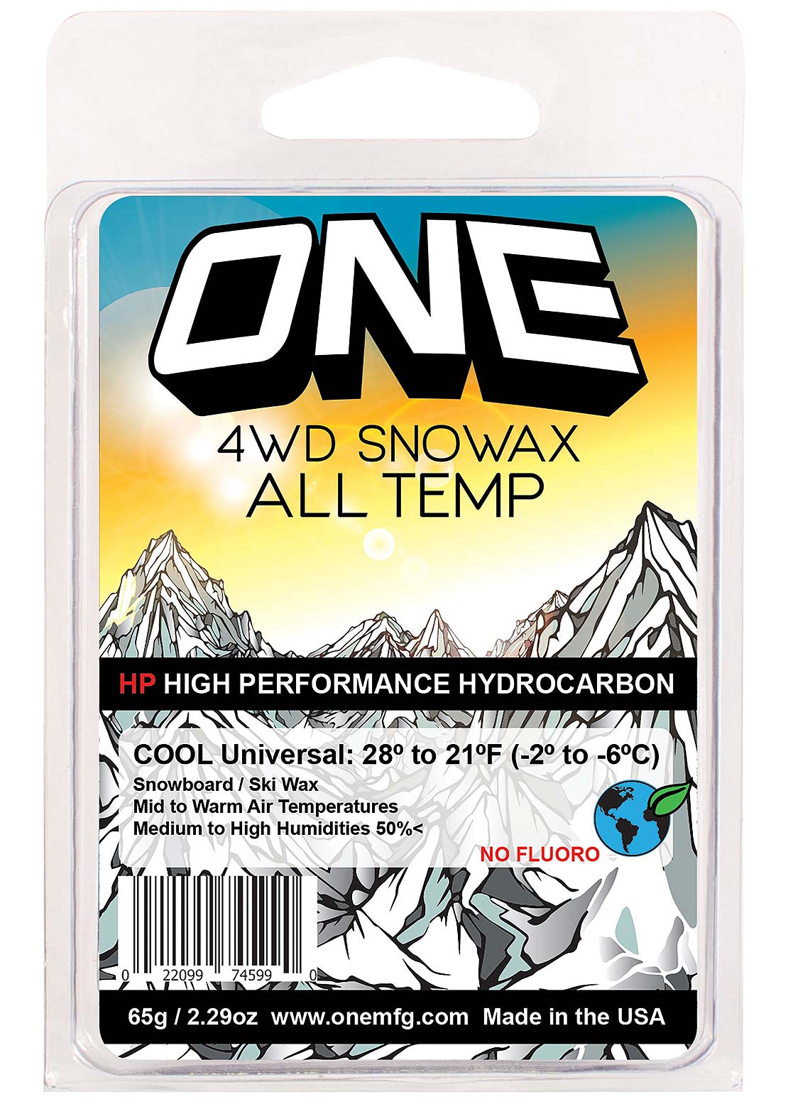 One Unisex 4WD Cool Wax