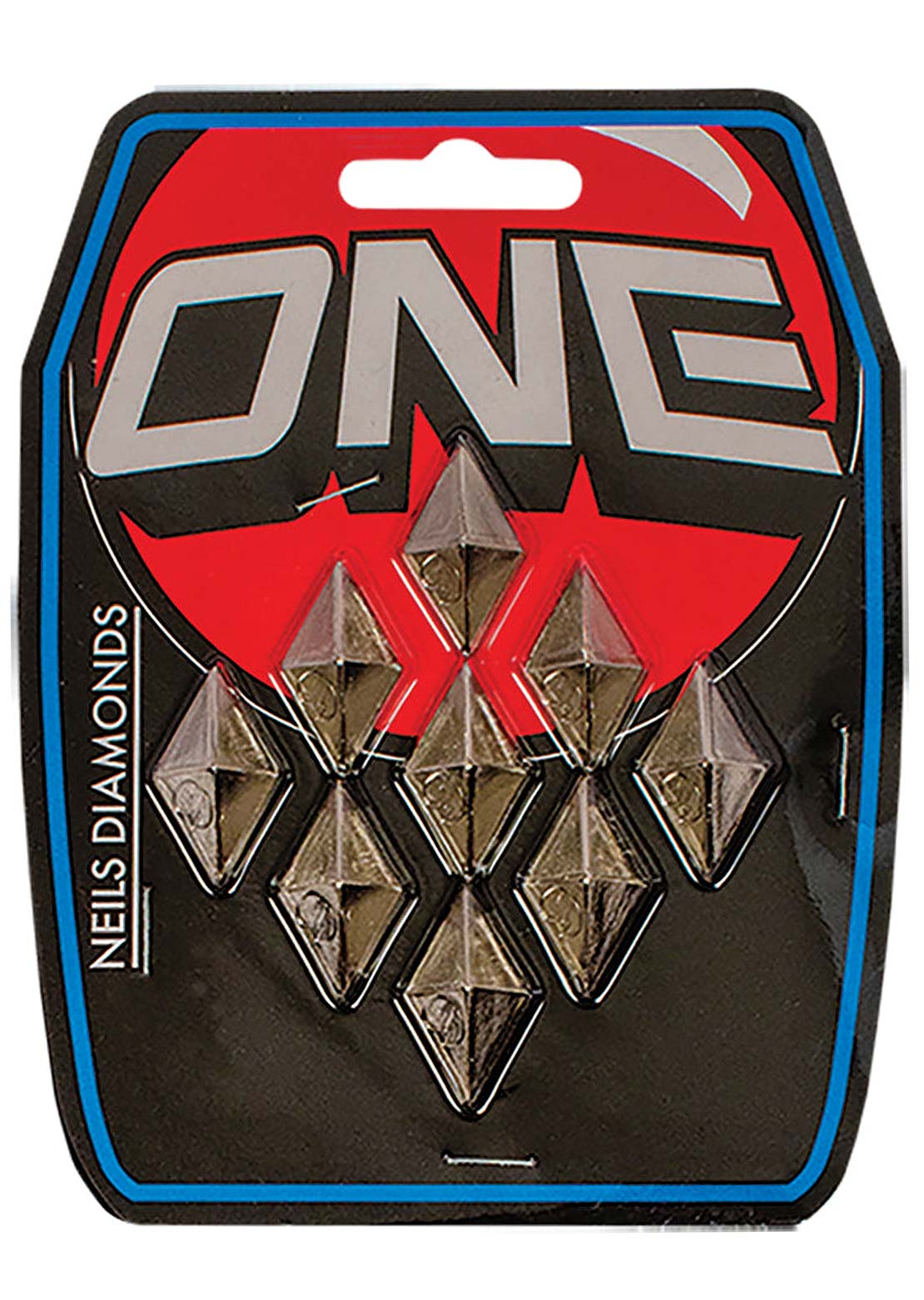 One Unisex Neils Diamonds Snowboard Stomp Pad Chrome
