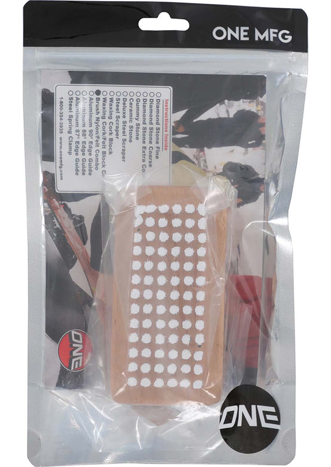 One Unisex Nylon/Felt Brush Combo