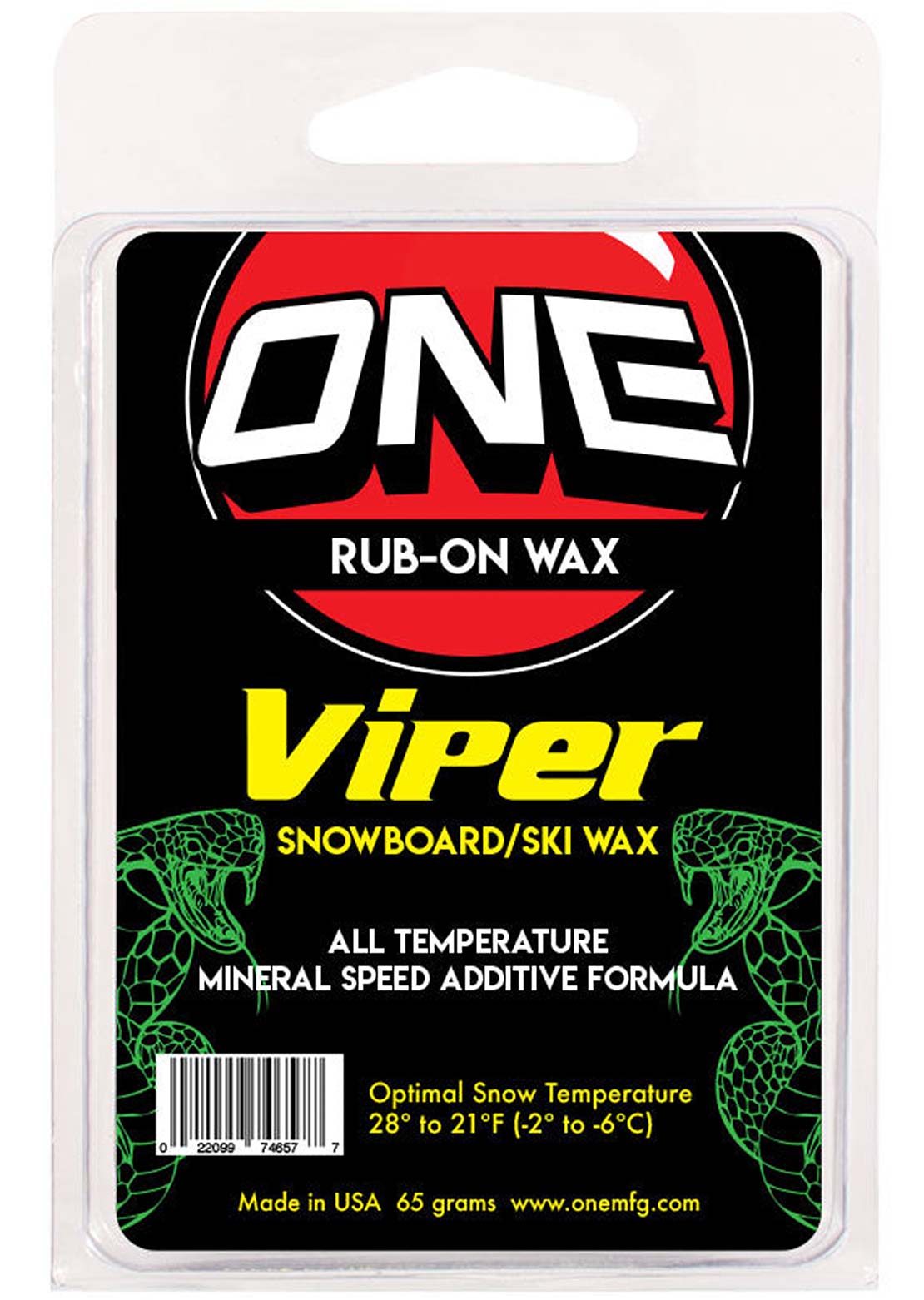 One Unisex Viper Rub-On Wax