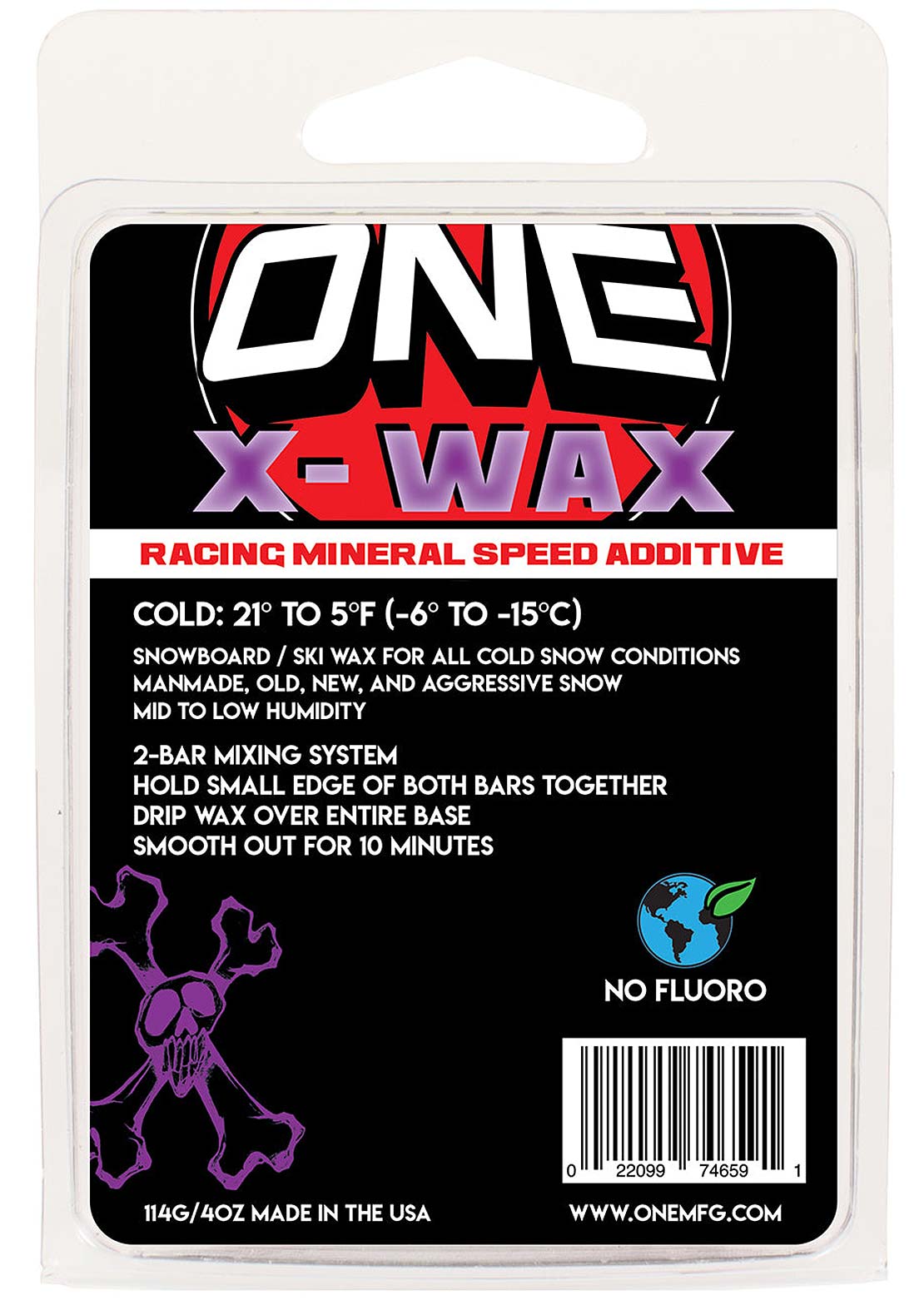One Unisex X-Wax Bar Graphite Cold