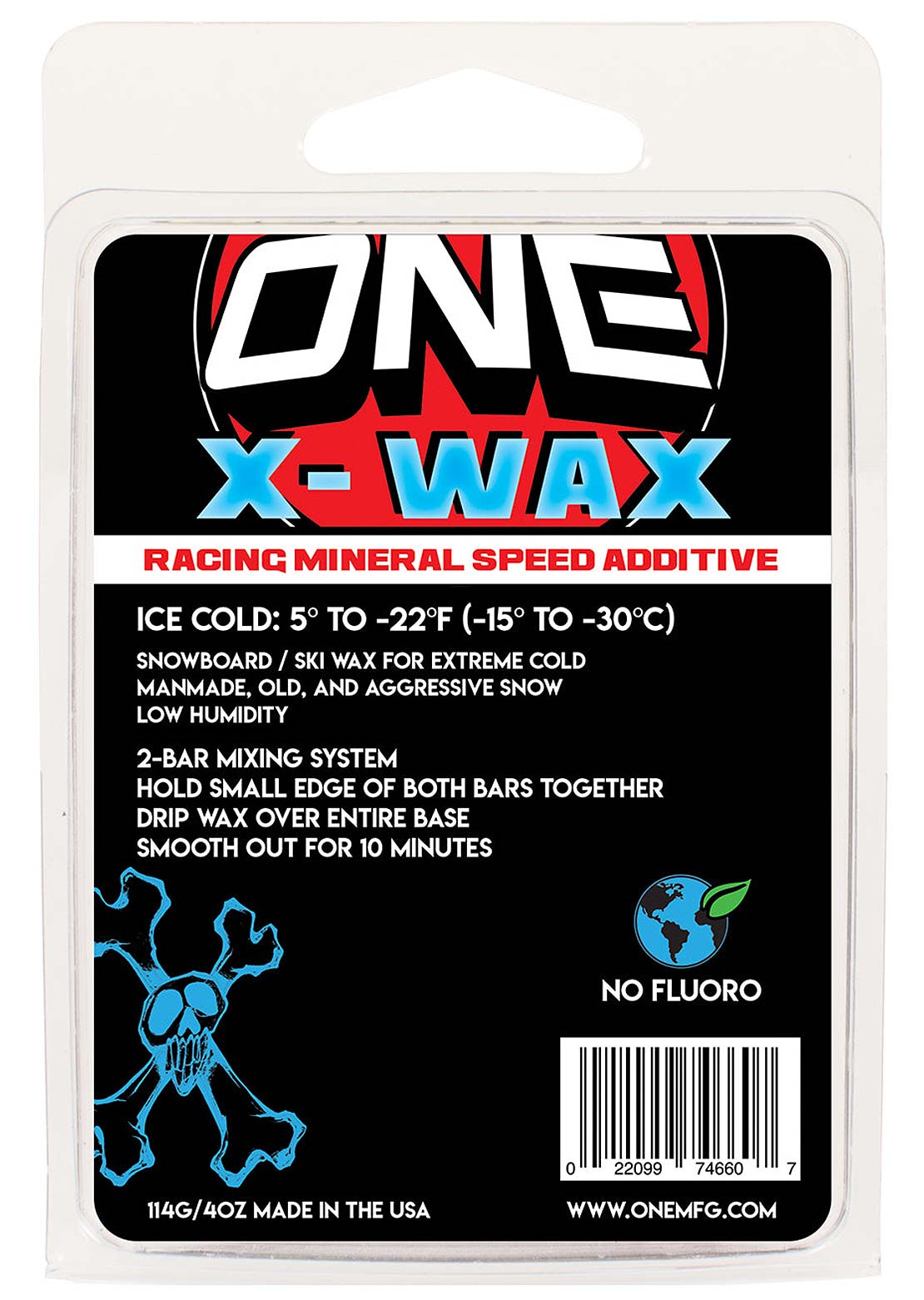 One Unisex X-Wax Bar Graphite Ice