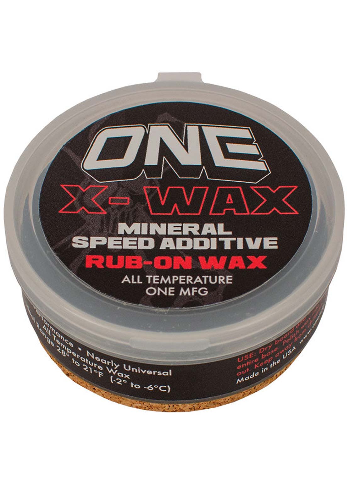 One Unisex X-Wax Rub-On Wax