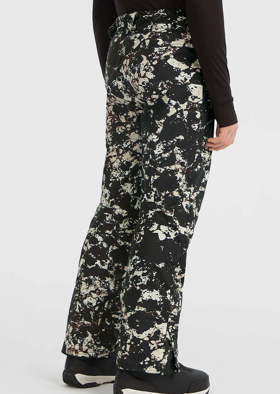 O'Neill Junior FWC Cruz Snow Pants Black/Beige Quarry