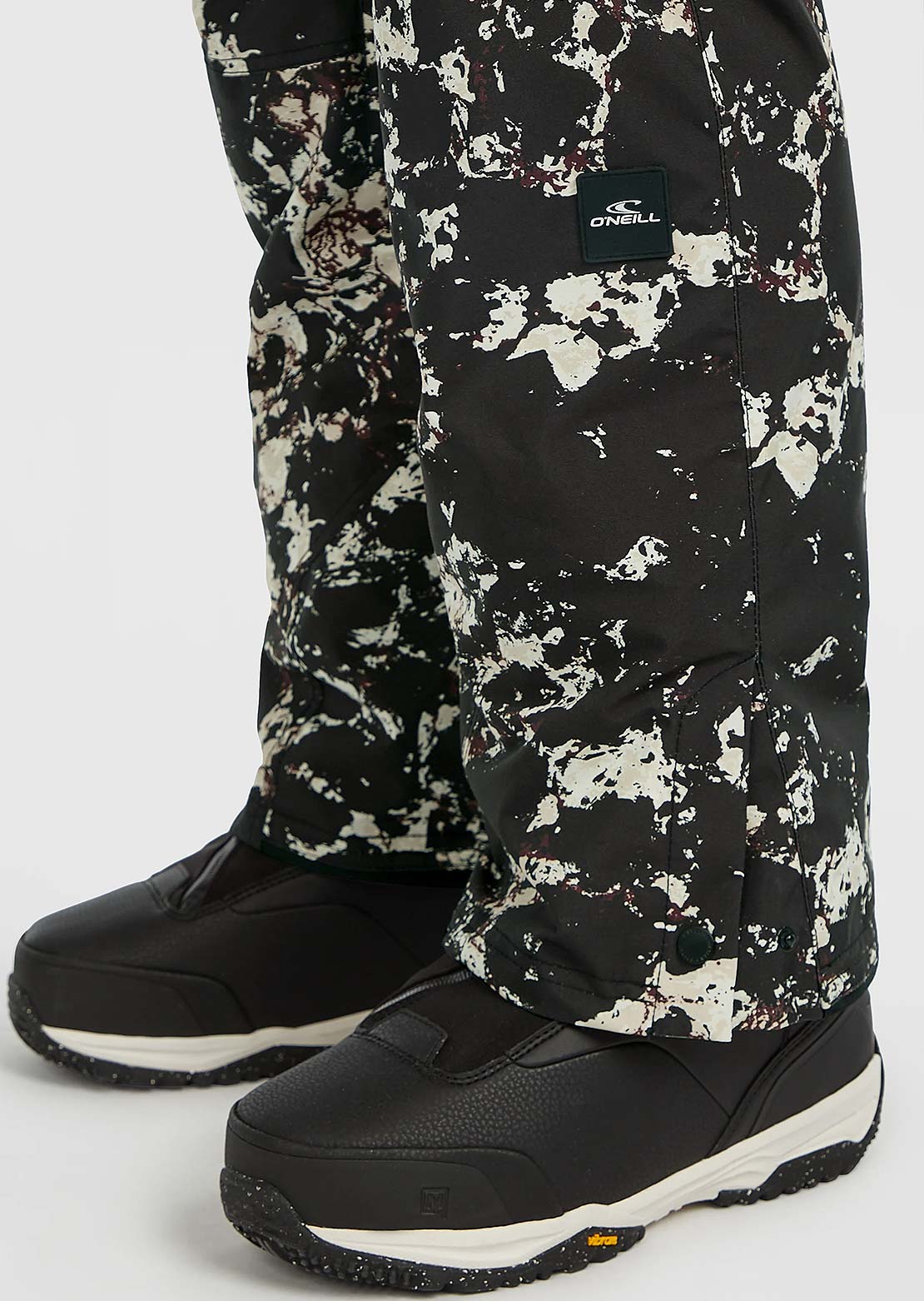 O'Neill Junior FWC Cruz Snow Pants Black/Beige Quarry