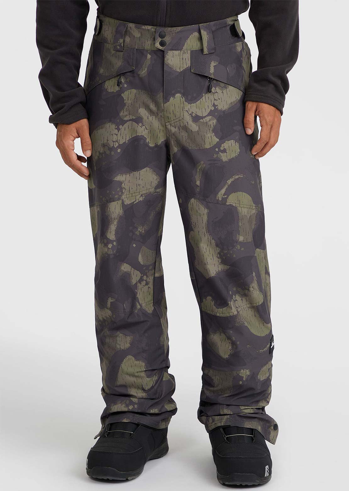 O'Neill Men's Hammer Insulated Snow Pants Black Night Camo