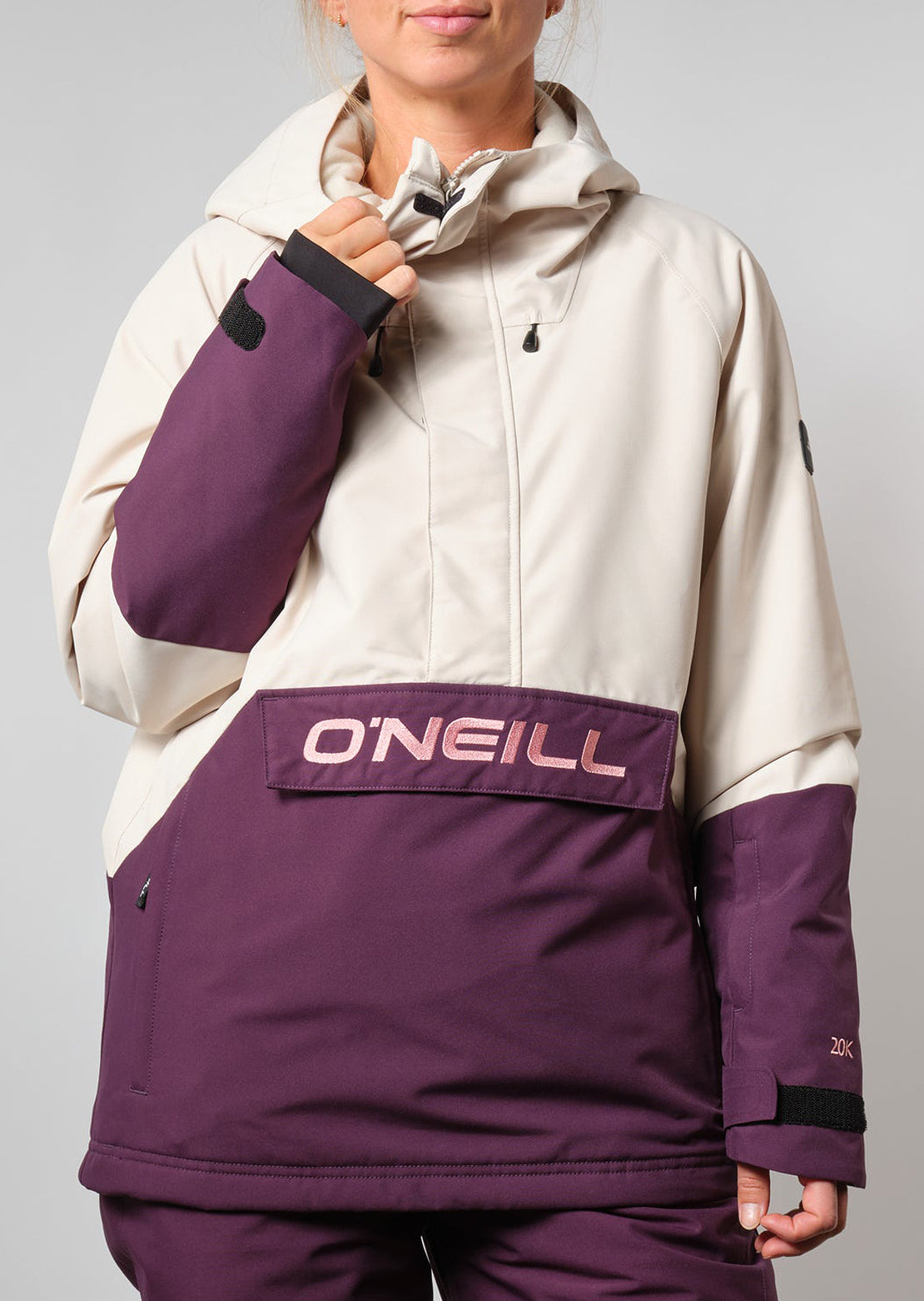 O'Neill Women's Originals Anorak Snow Jacket Atmosphere Colour Block