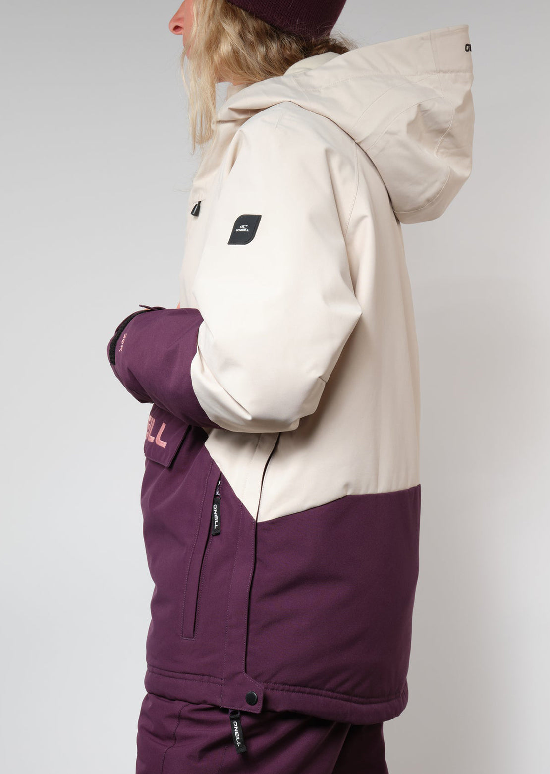 O'Neill Women's Originals Anorak Snow Jacket Atmosphere Colour Block