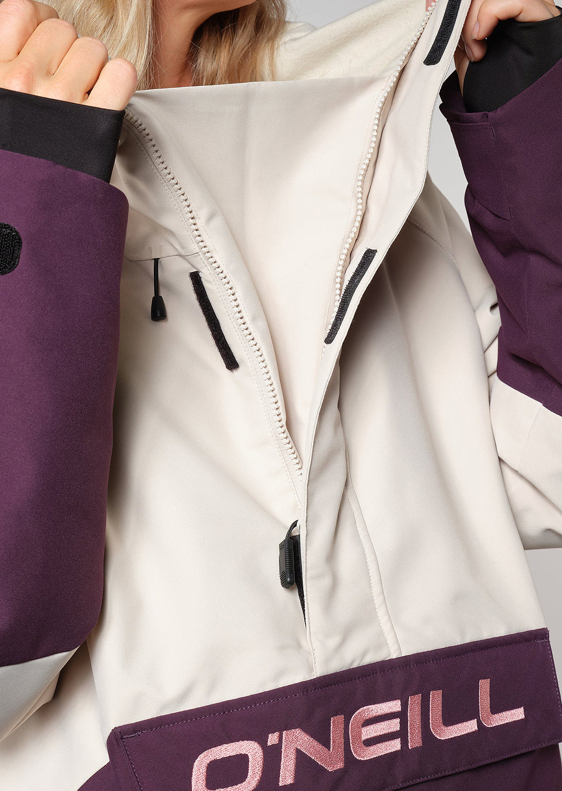 O'Neill Women's Originals Anorak Snow Jacket Atmosphere Colour Block