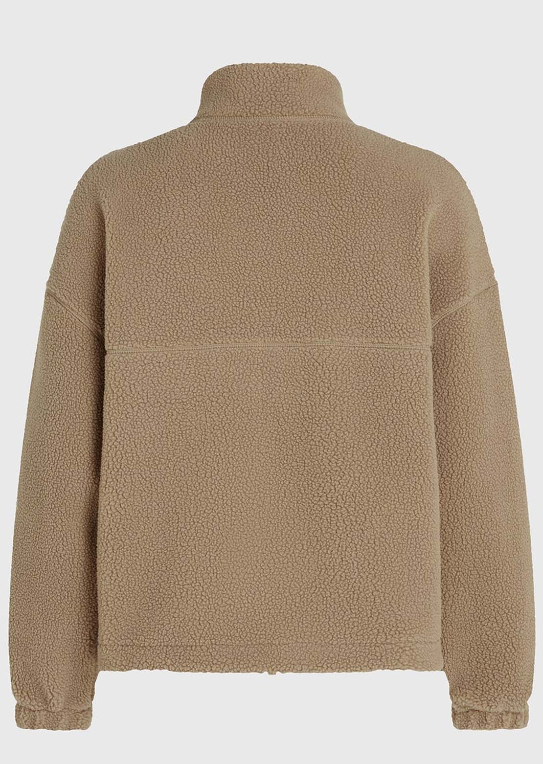 O'Neill Women's Traveller Series High Pile FZ Fleece Jacket Concrete