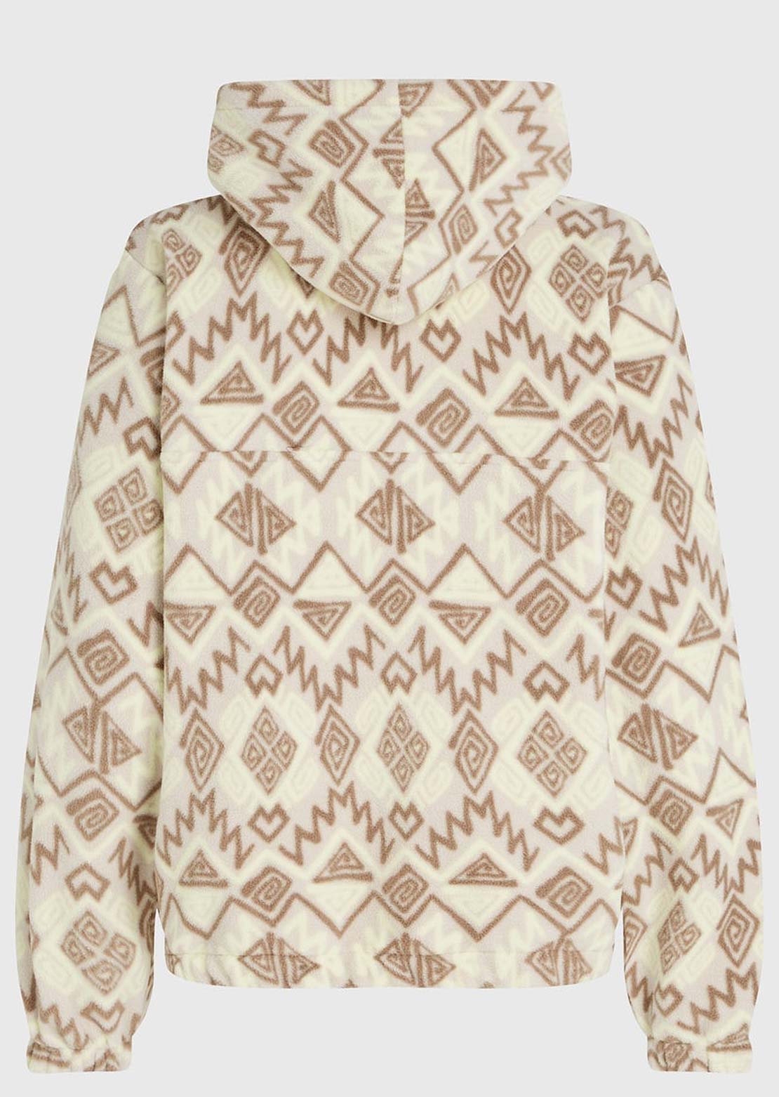 O'Neill Women's Traveller Series Superfleece HZ Hood Grey Retro Ikat