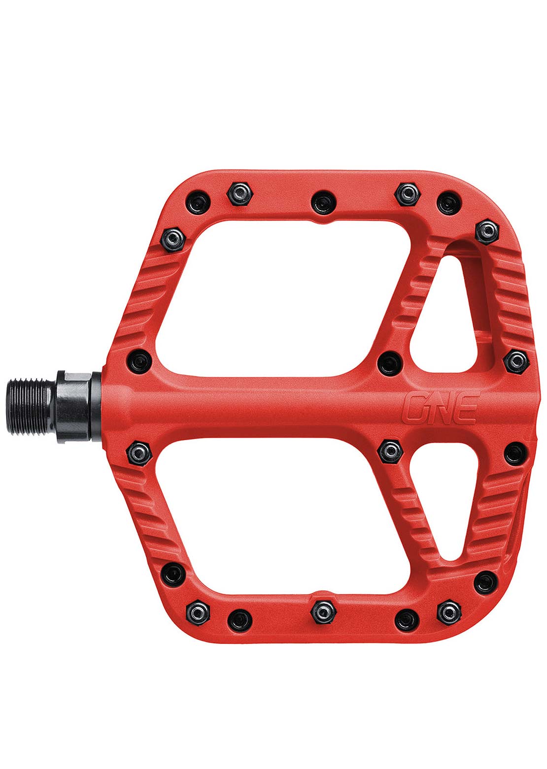 OneUp Composite Flat Mountain Bike Pedals Red