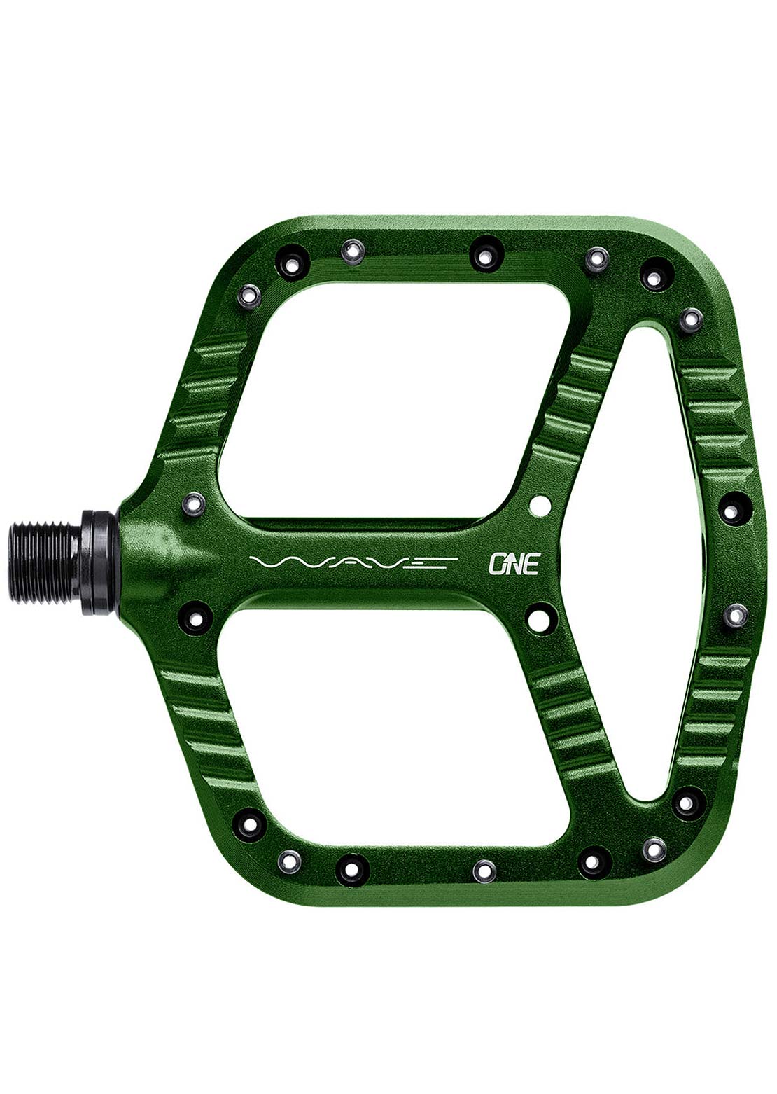 OneUp Wave Bike Pedals Dark Green