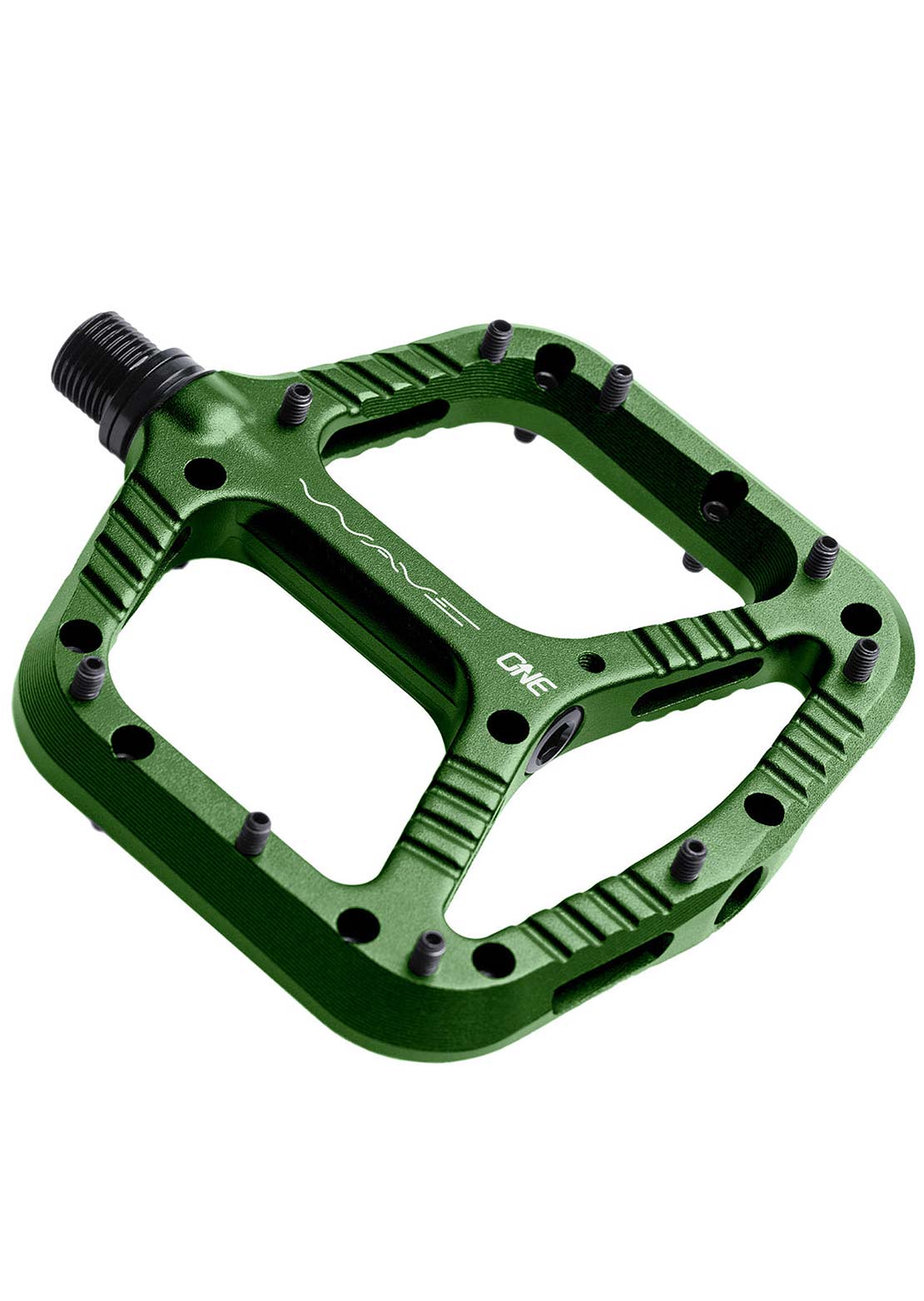 OneUp Wave Bike Pedals Dark Green