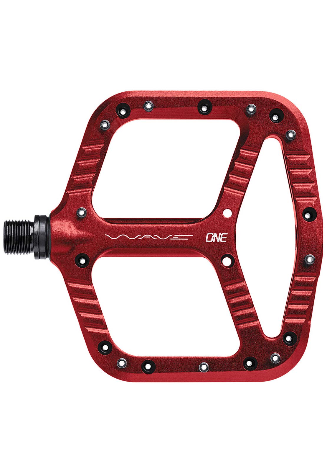 OneUp Wave Bike Pedals Red