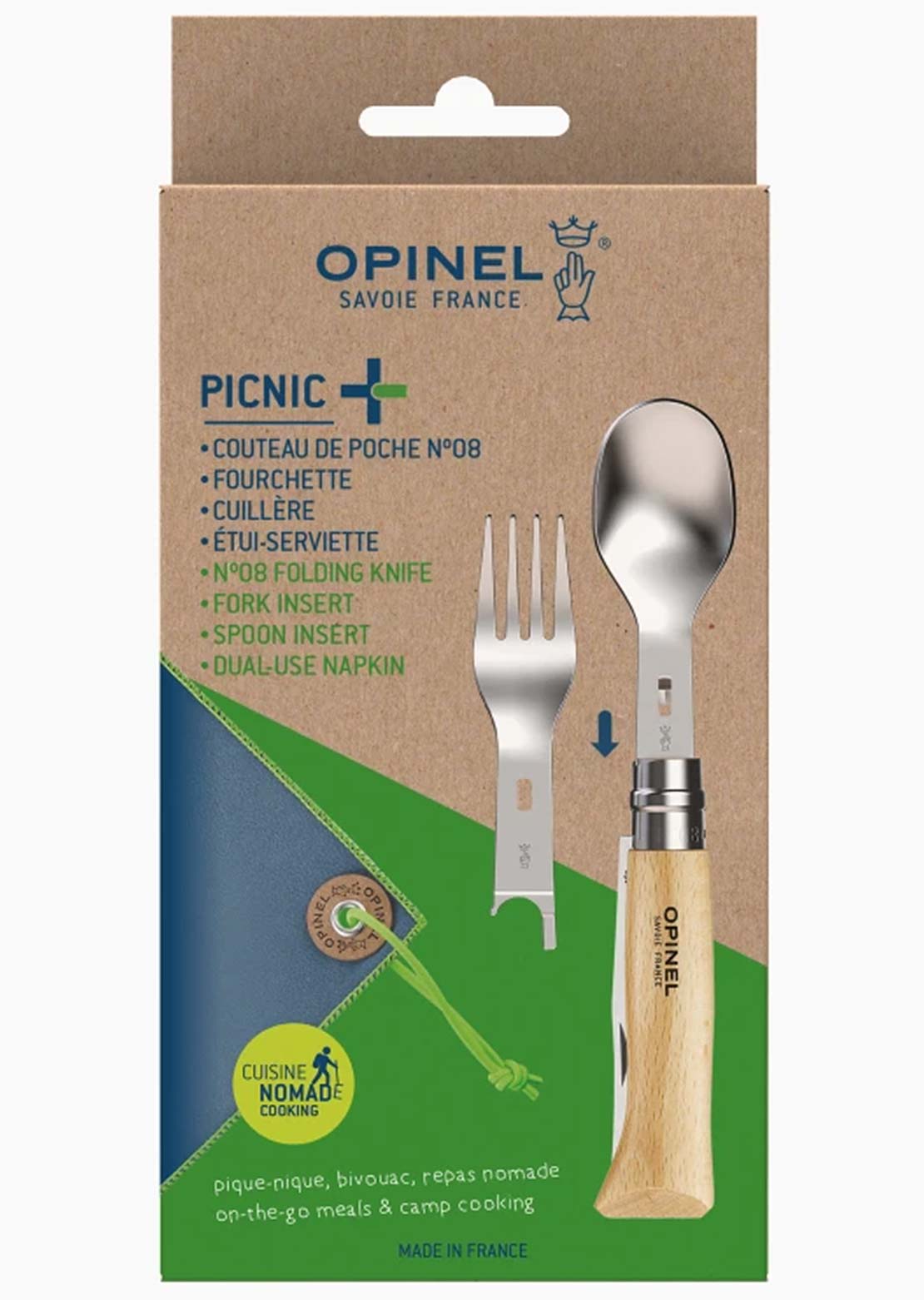 Opinel N°8 Plus Picnic Set