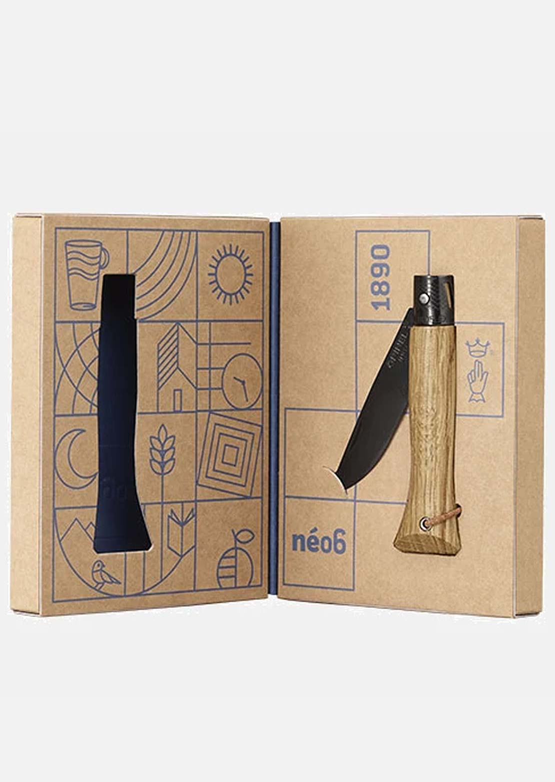 Opinel Nº6 Opiflex Folding Knife Oak Black