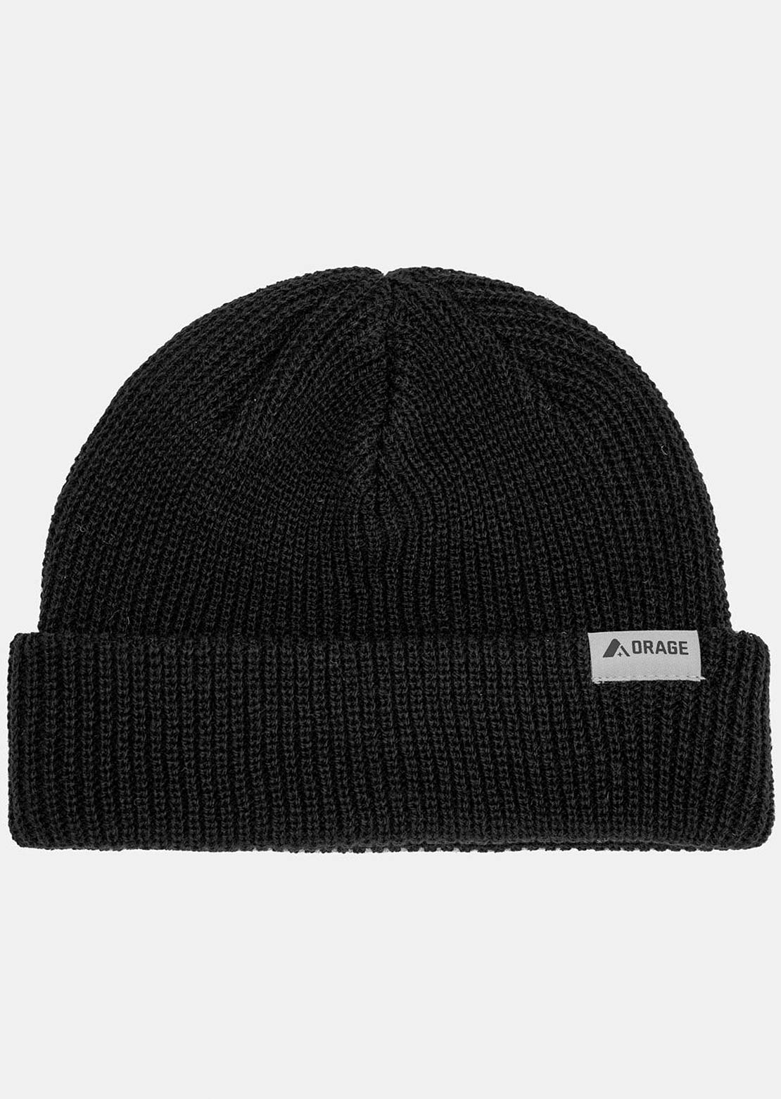 Orage Junior Fisherman Beanie Black