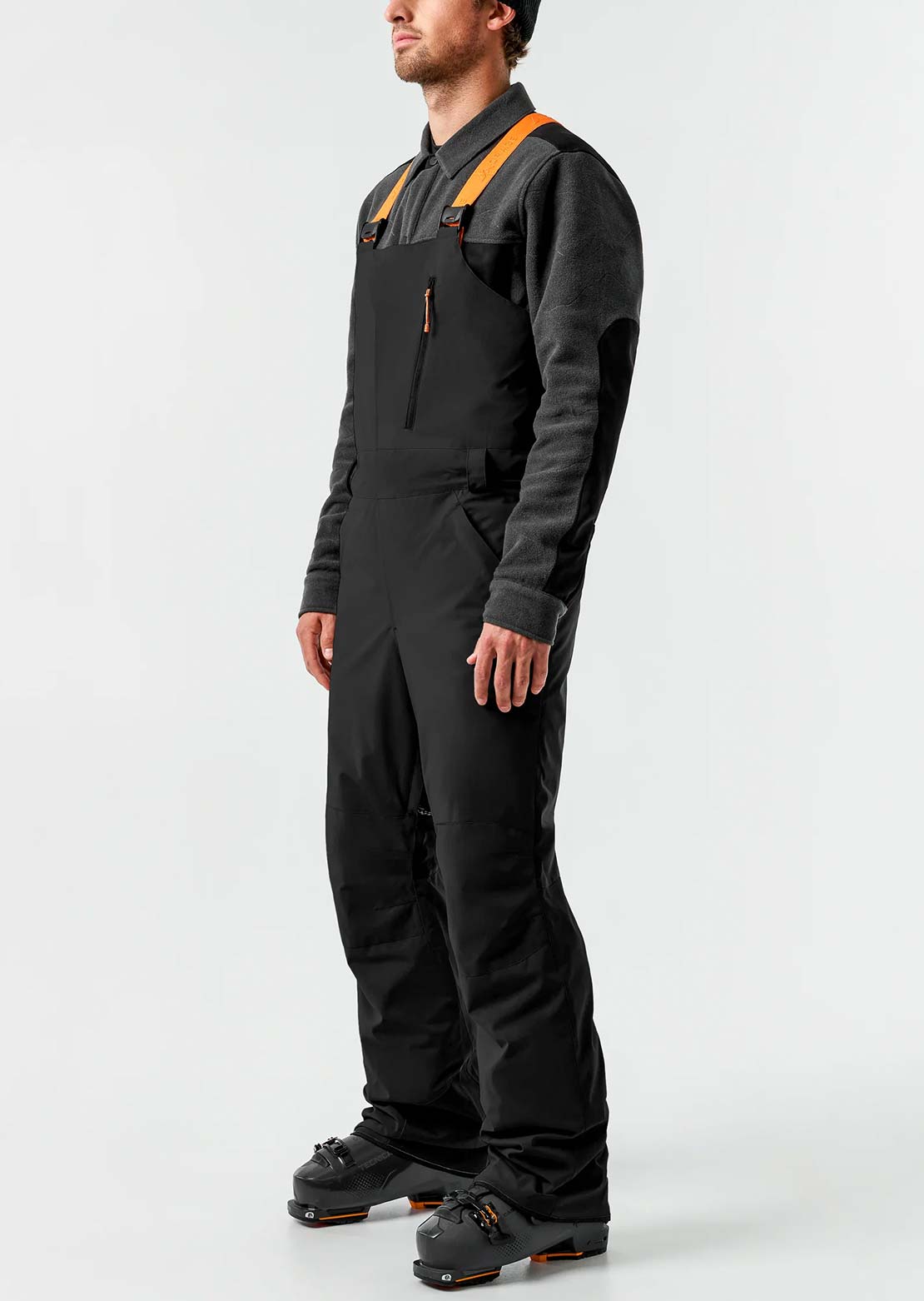 Orage Men's Leeds Insulated Bib Pants Black