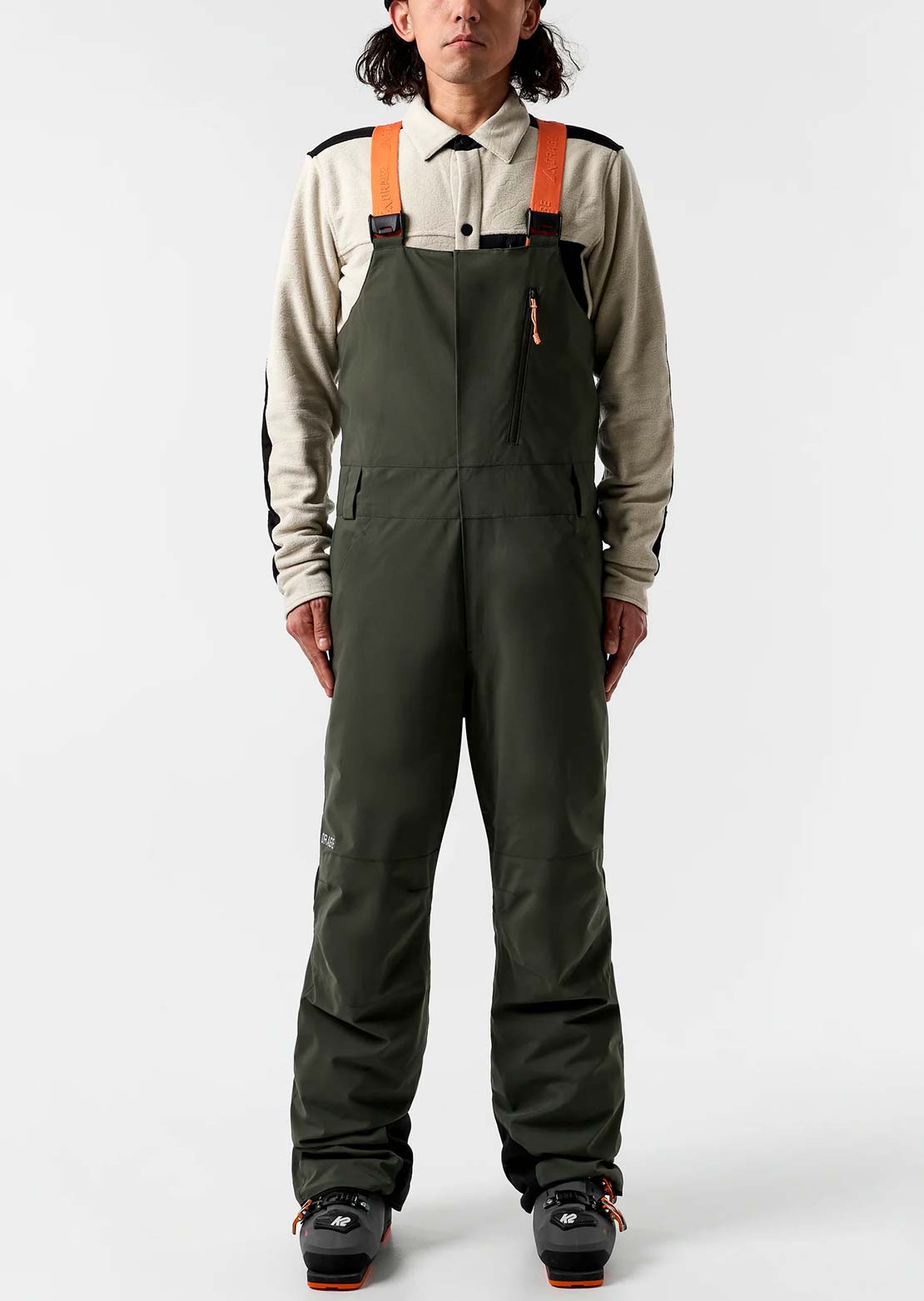 Orage Men's Leeds Insulated Bib Pants Boreal