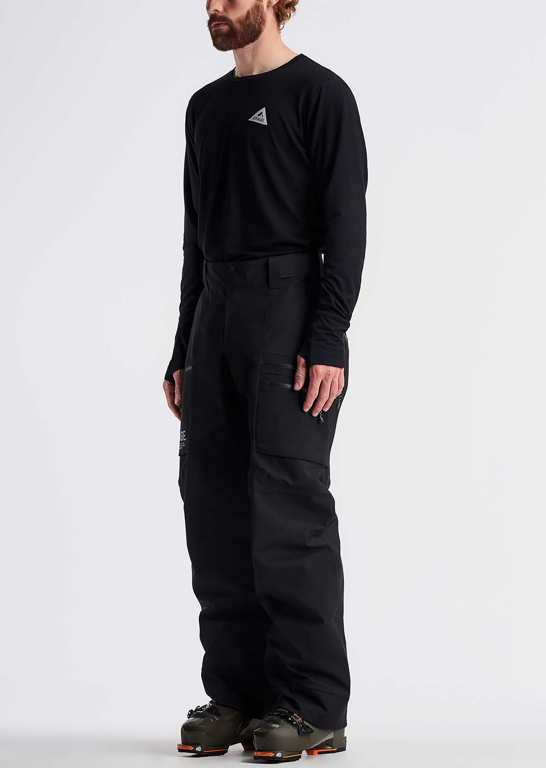 Orage Men's MTN-X Horn 3L Pants Black