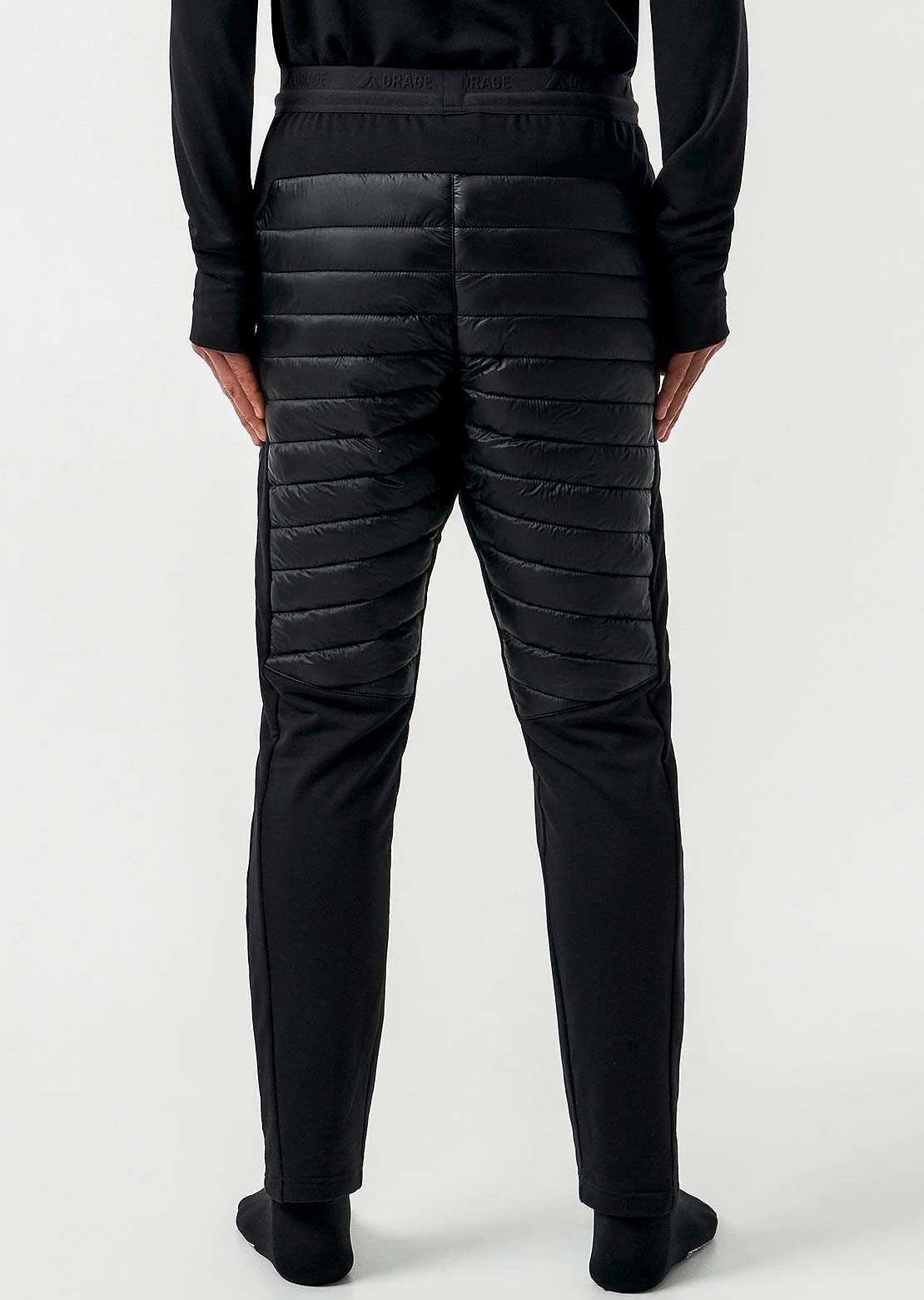 Orage Men&#39;s Tundra Hybrid Layering Pants Black