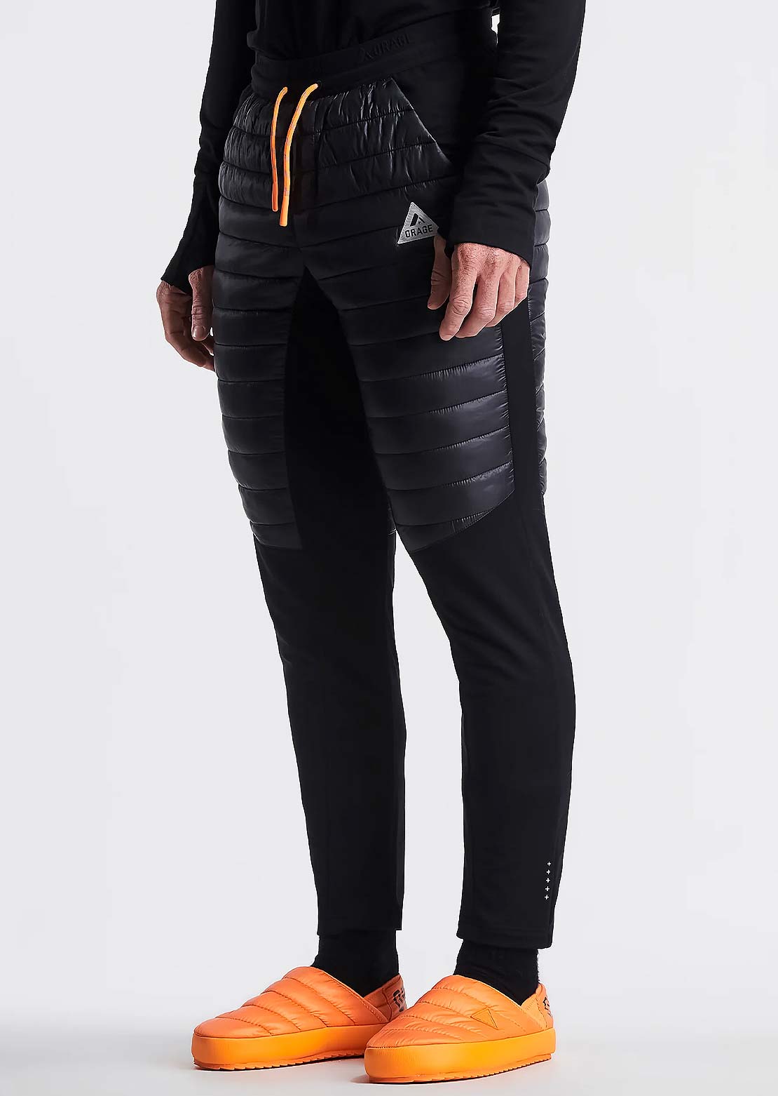 Orage Men's Tundra Hybrid Layering Pants Black
