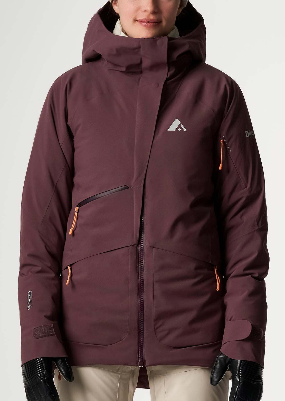 Orage Women's Grace Insulated Jacket Dark Plum