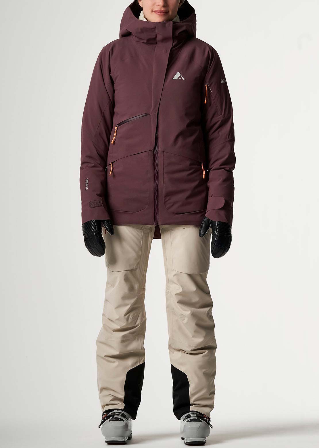 Orage Women's Grace Insulated Jacket Dark Plum