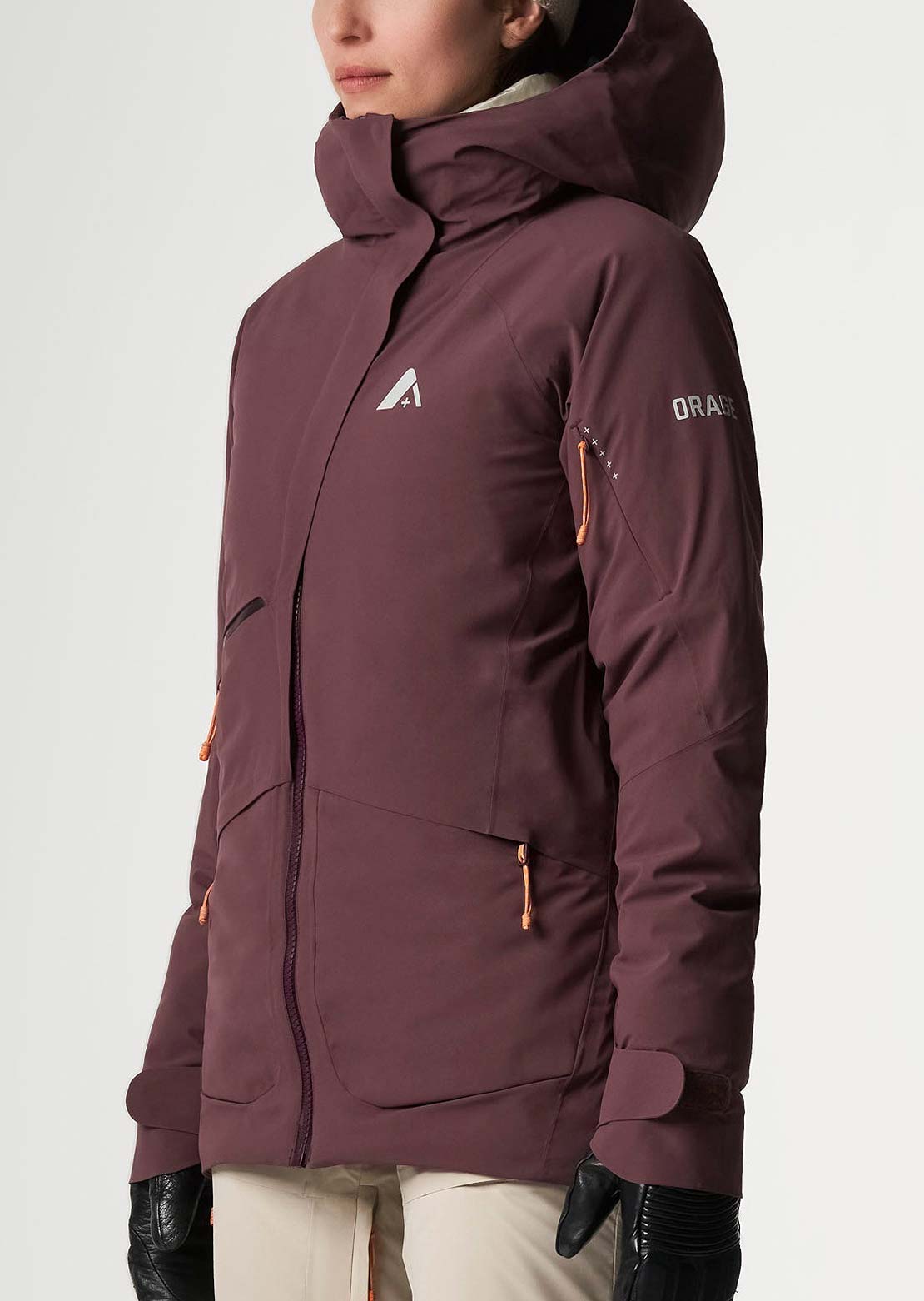 Orage Women's Grace Insulated Jacket Dark Plum