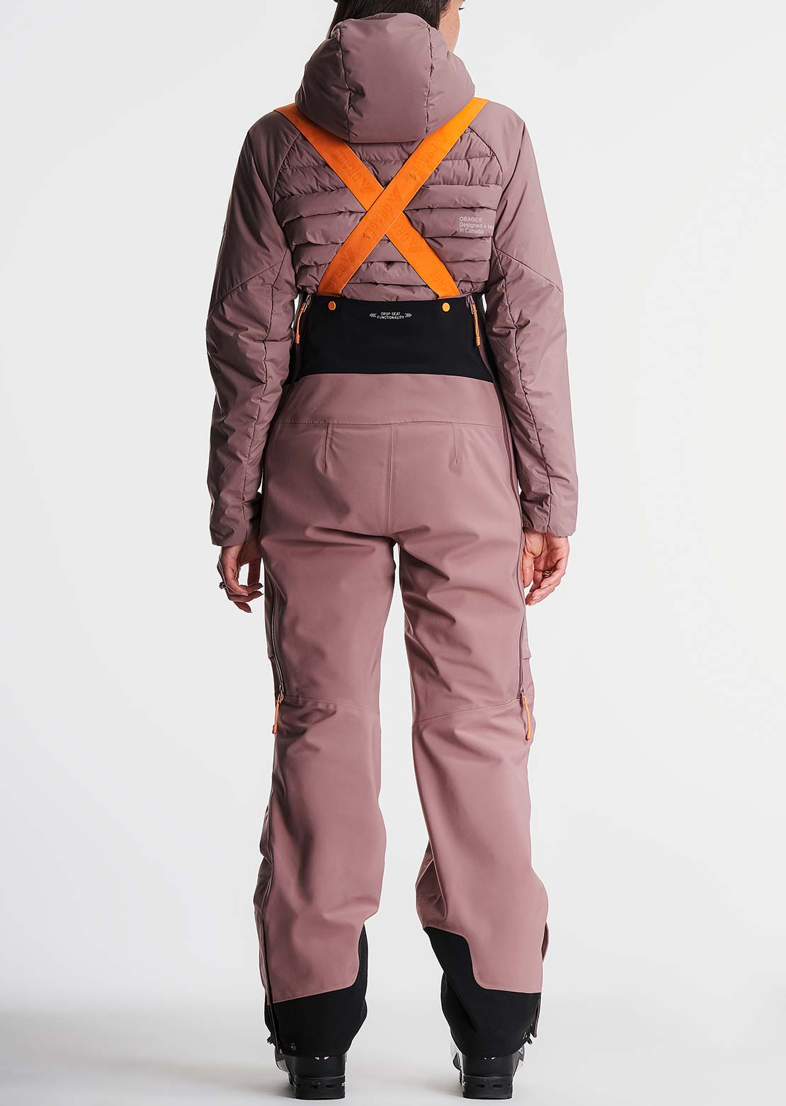 Orage Women's MTN-X Cliff 3L Bib Pants Light Plum