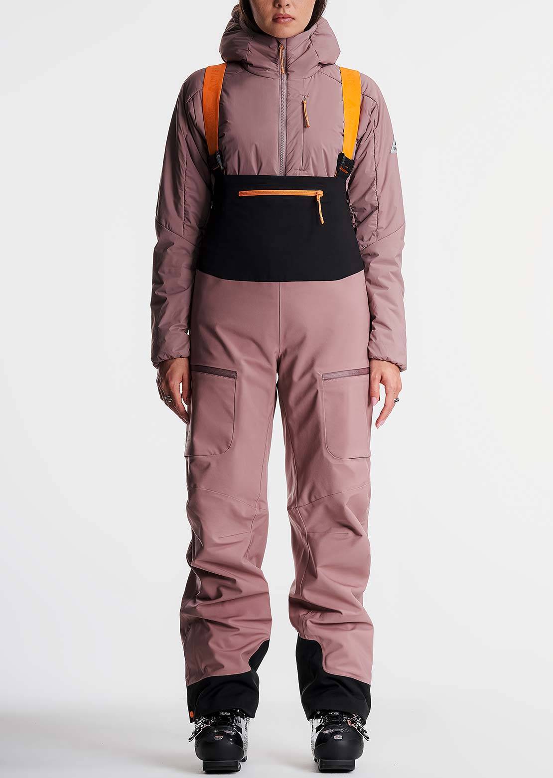 Orage Women's MTN-X Cliff 3L Bib Pants Light Plum
