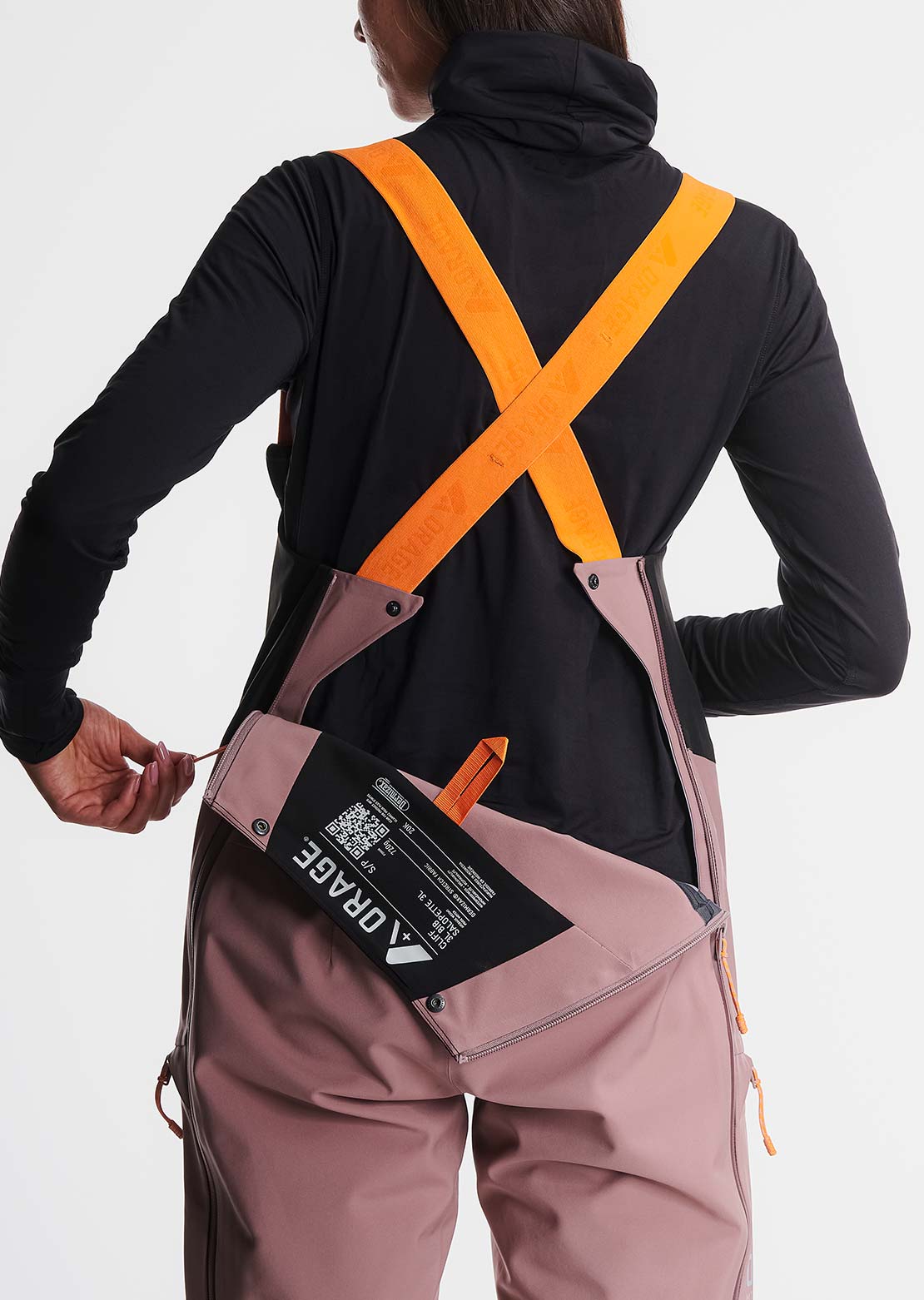 Orage Women's MTN-X Cliff 3L Bib Pants Light Plum
