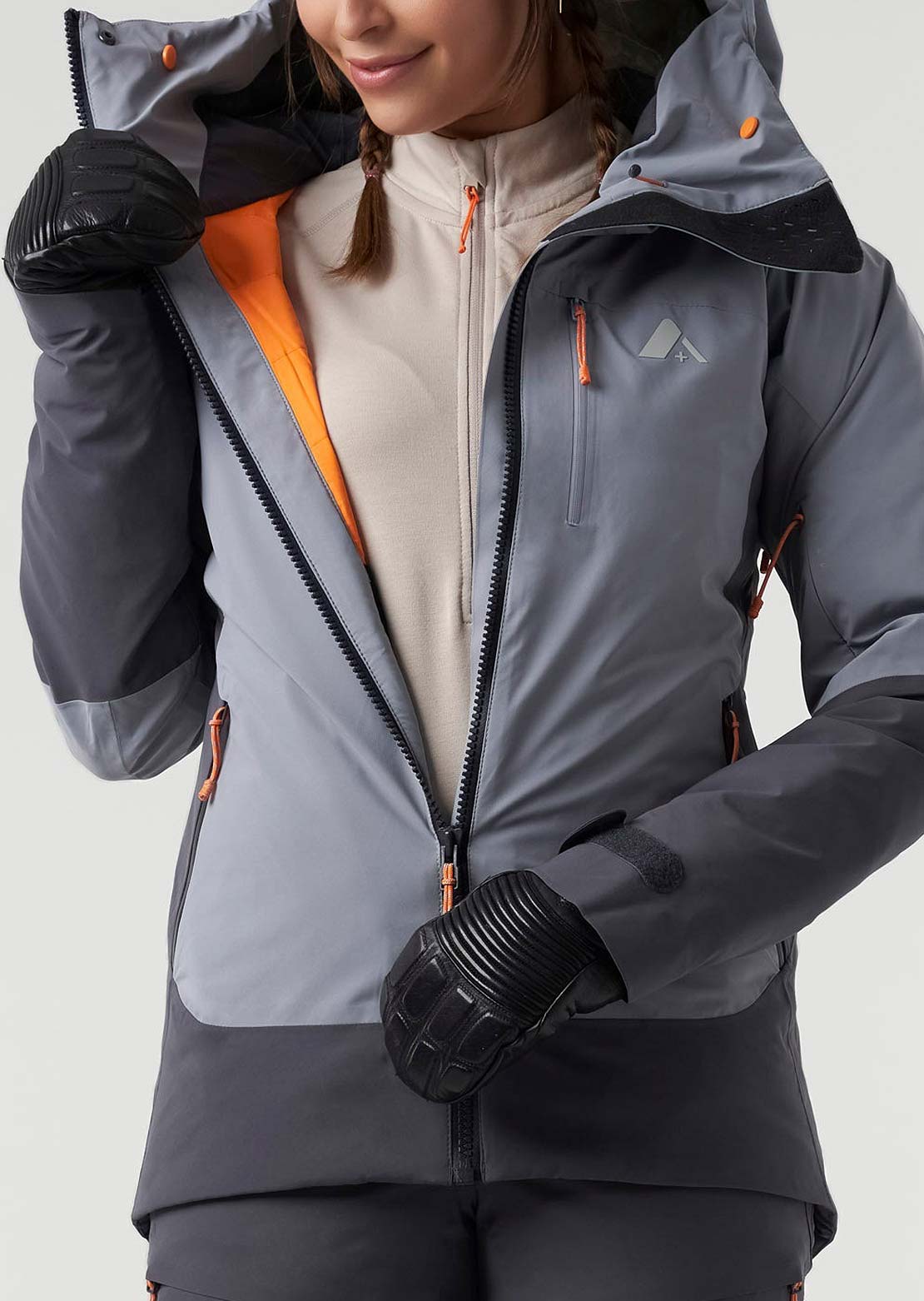 Orage Women&#39;s Nina Hybrid Insulated Jacket Light Steel Blue