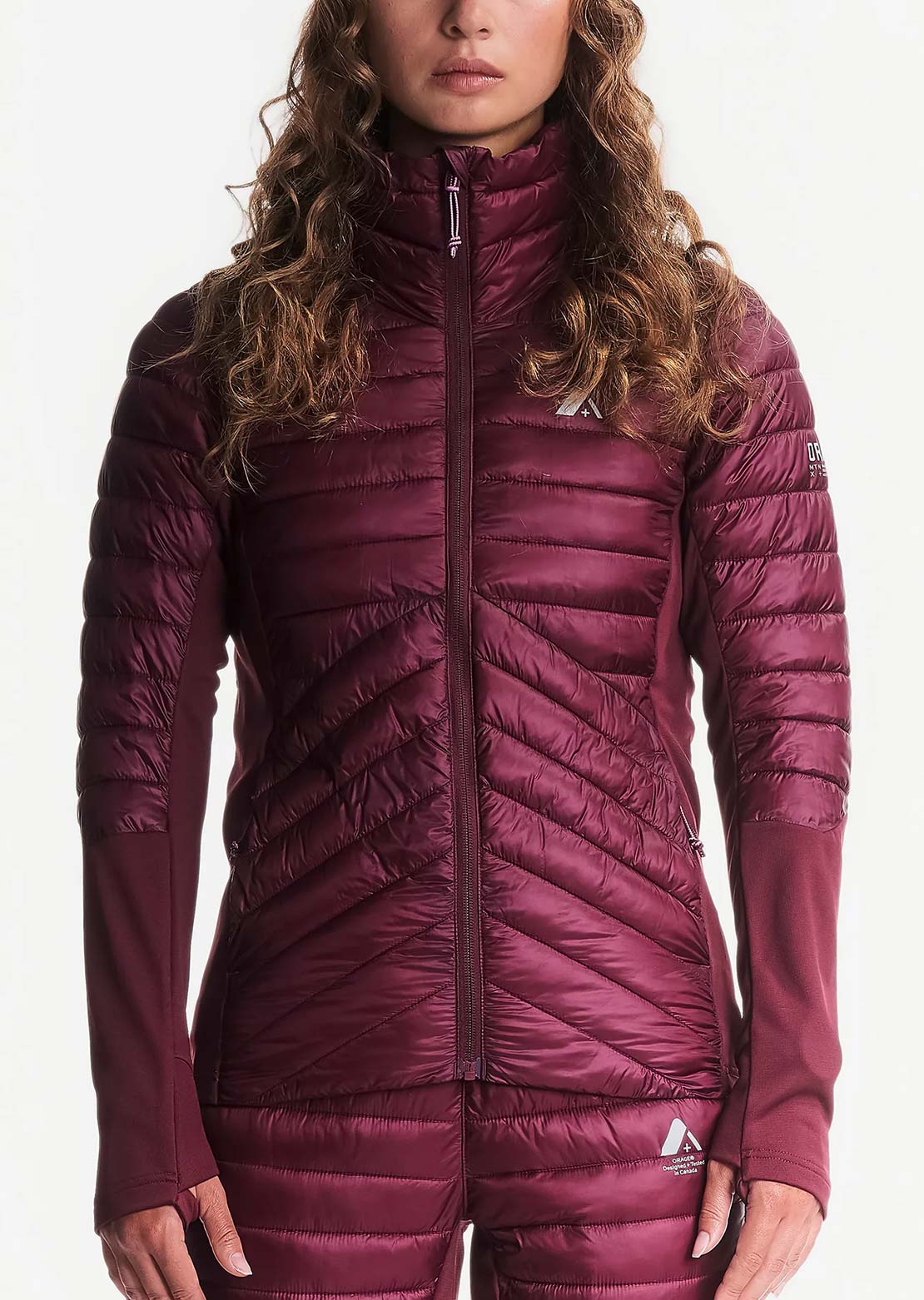 Orage Women's Northwind MTN-X Hybrid Jacket Claret