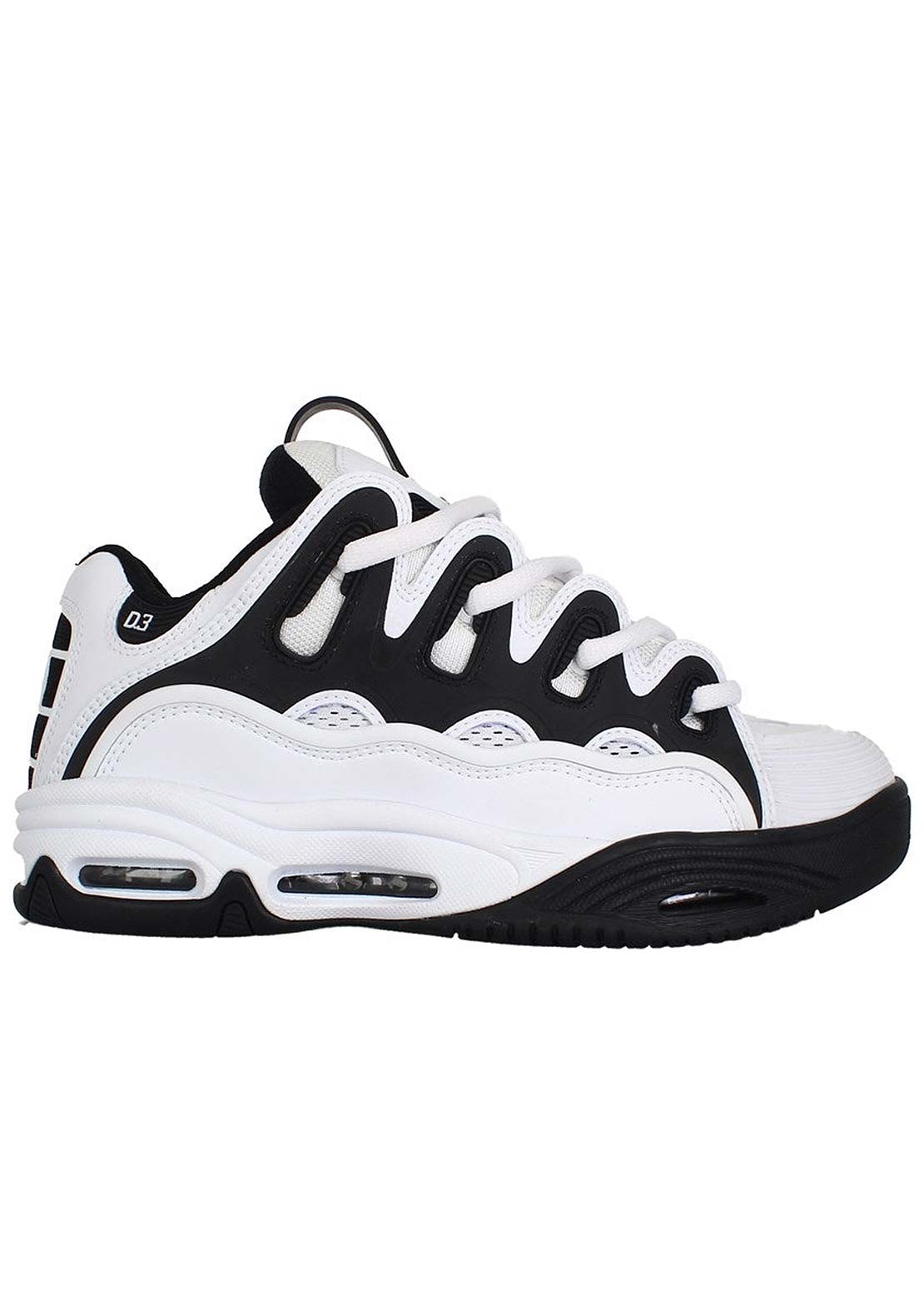 Osiris D3 2001 Skate Shoes White/White/Black