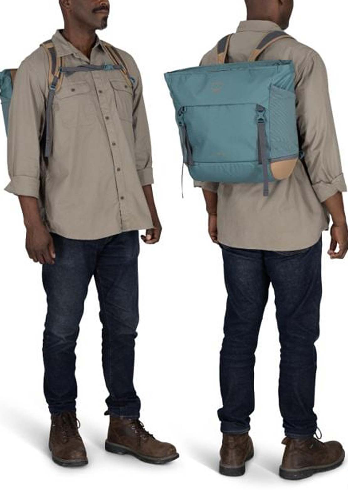 Osprey Daylite Large Tote Bag Soundwave Grey Latte Brown