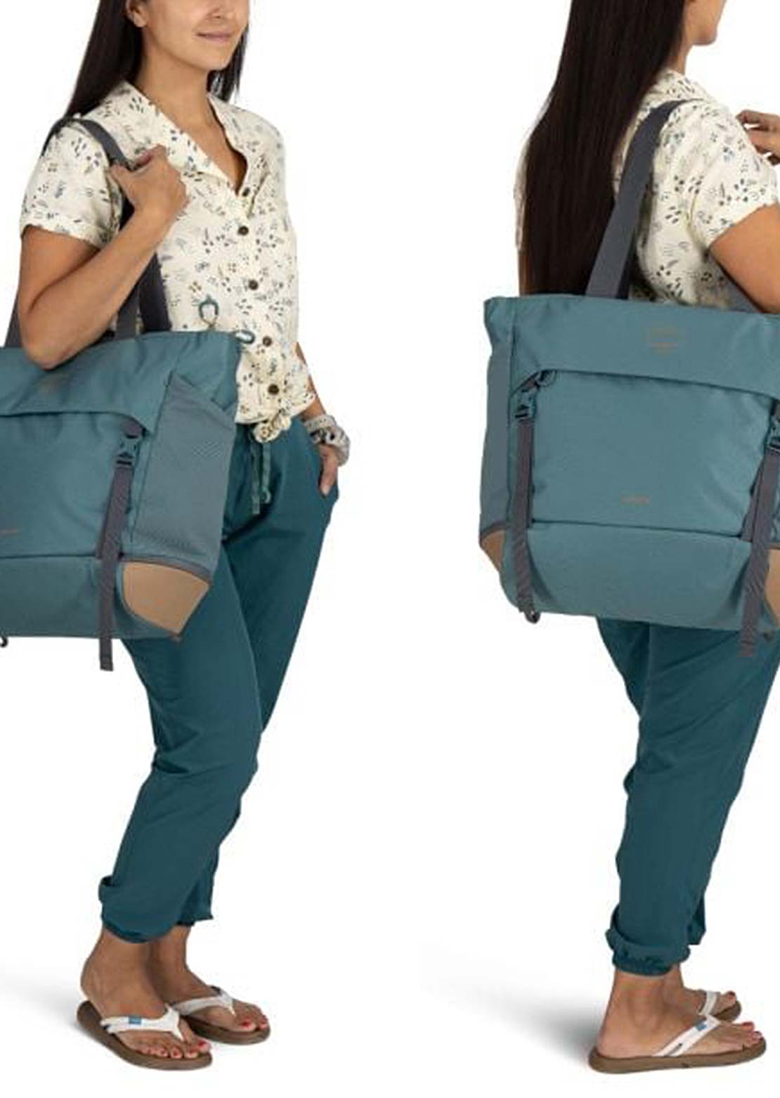 Osprey Daylite Large Tote Bag Soundwave Grey Latte Brown