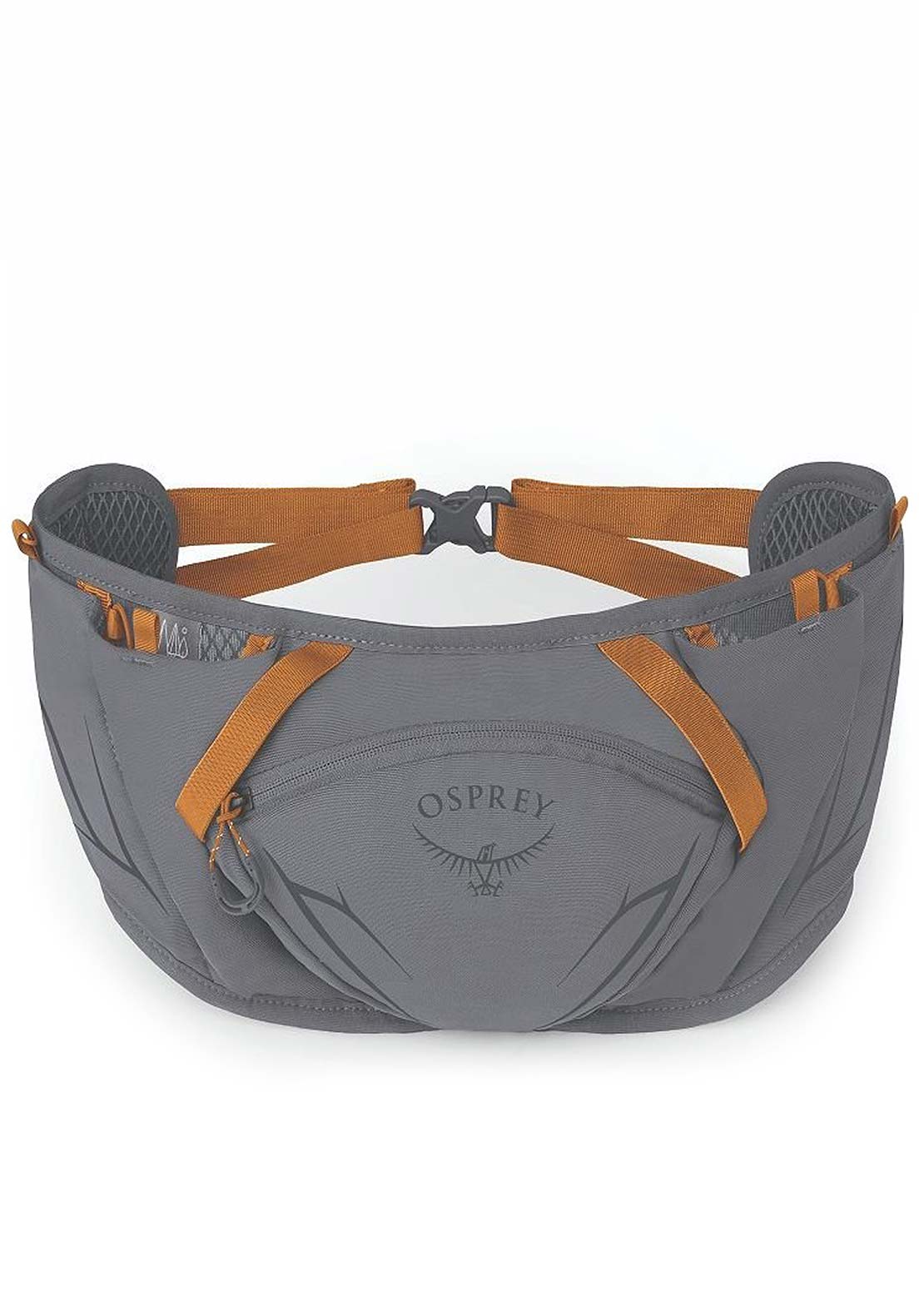 Osprey Duro Dyna Belt Waist Pack With Flasks Seaweed Green/Limon Phantom Grey/Toffee Orange