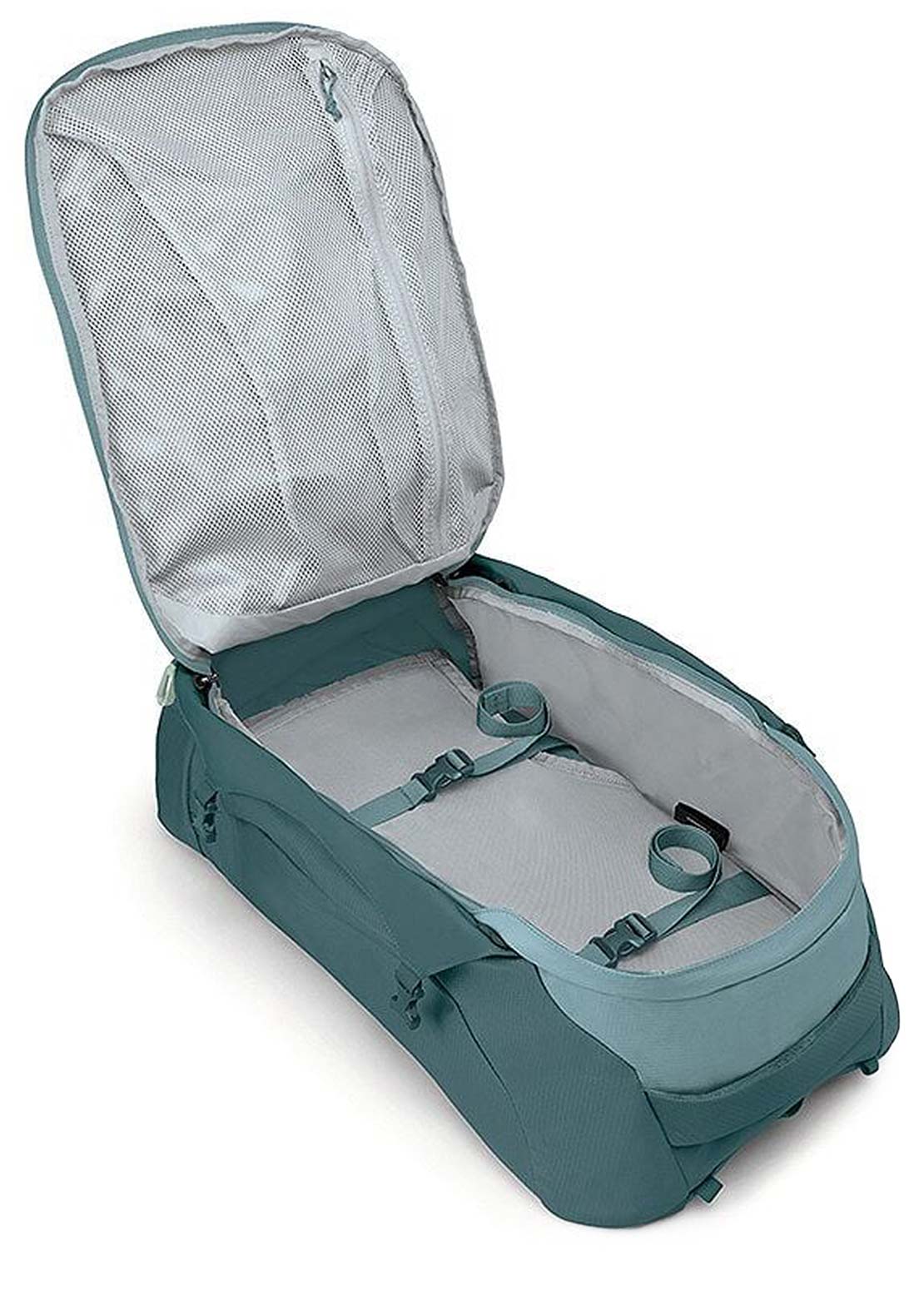 Osprey Men's Farpoint 55 Travel Backpack Cascade Blue Torrent Blue