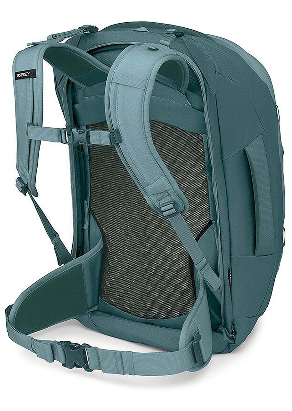Osprey Men's Farpoint 55 Travel Backpack Cascade Blue Torrent Blue