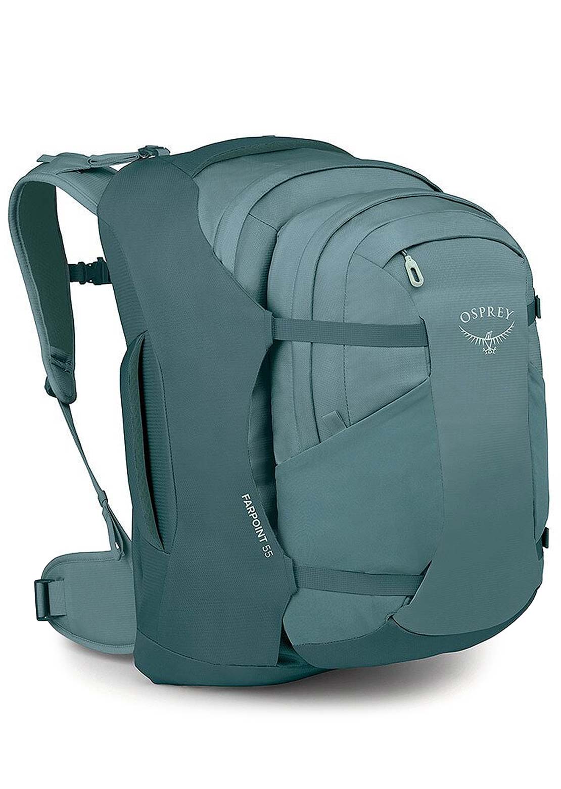 Osprey Men's Farpoint 55 Travel Backpack Cascade Blue Torrent Blue