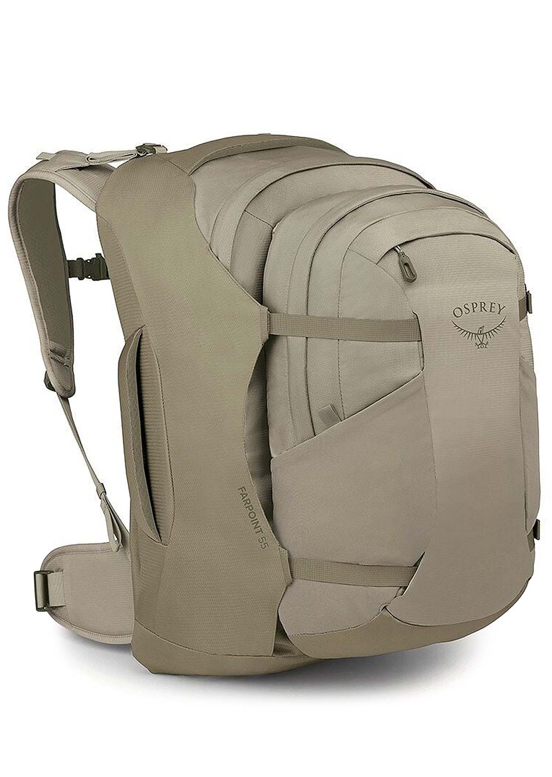 Osprey Men's Farpoint 55 Travel Backpack Sawdust