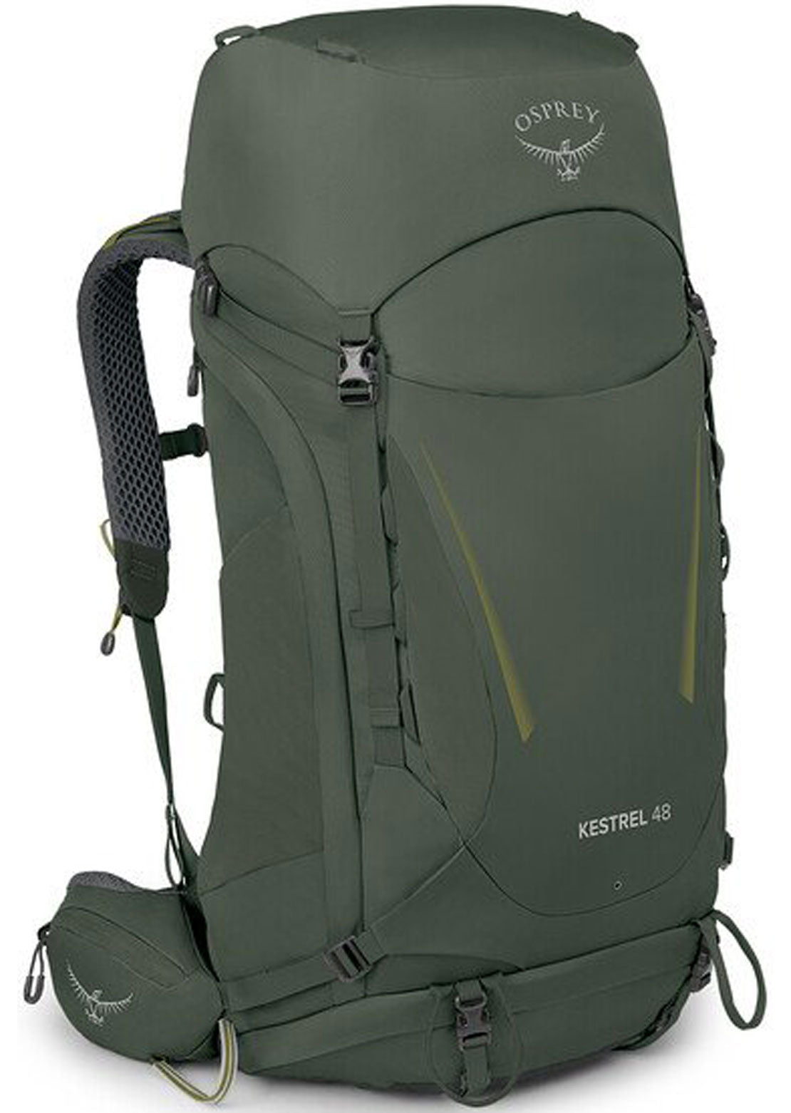 Osprey Men&#39;s Kestrel 48 Hiking Backpack Bonsai Green