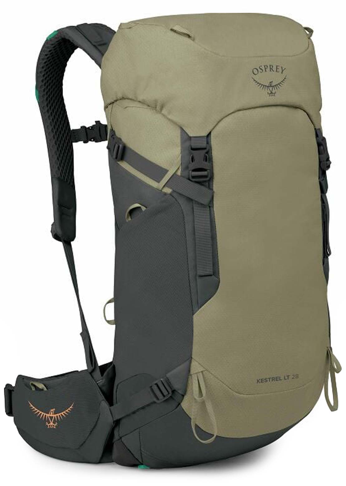 Osprey Men's Kestrel LT 28 Hiking Backpack Olive Tan